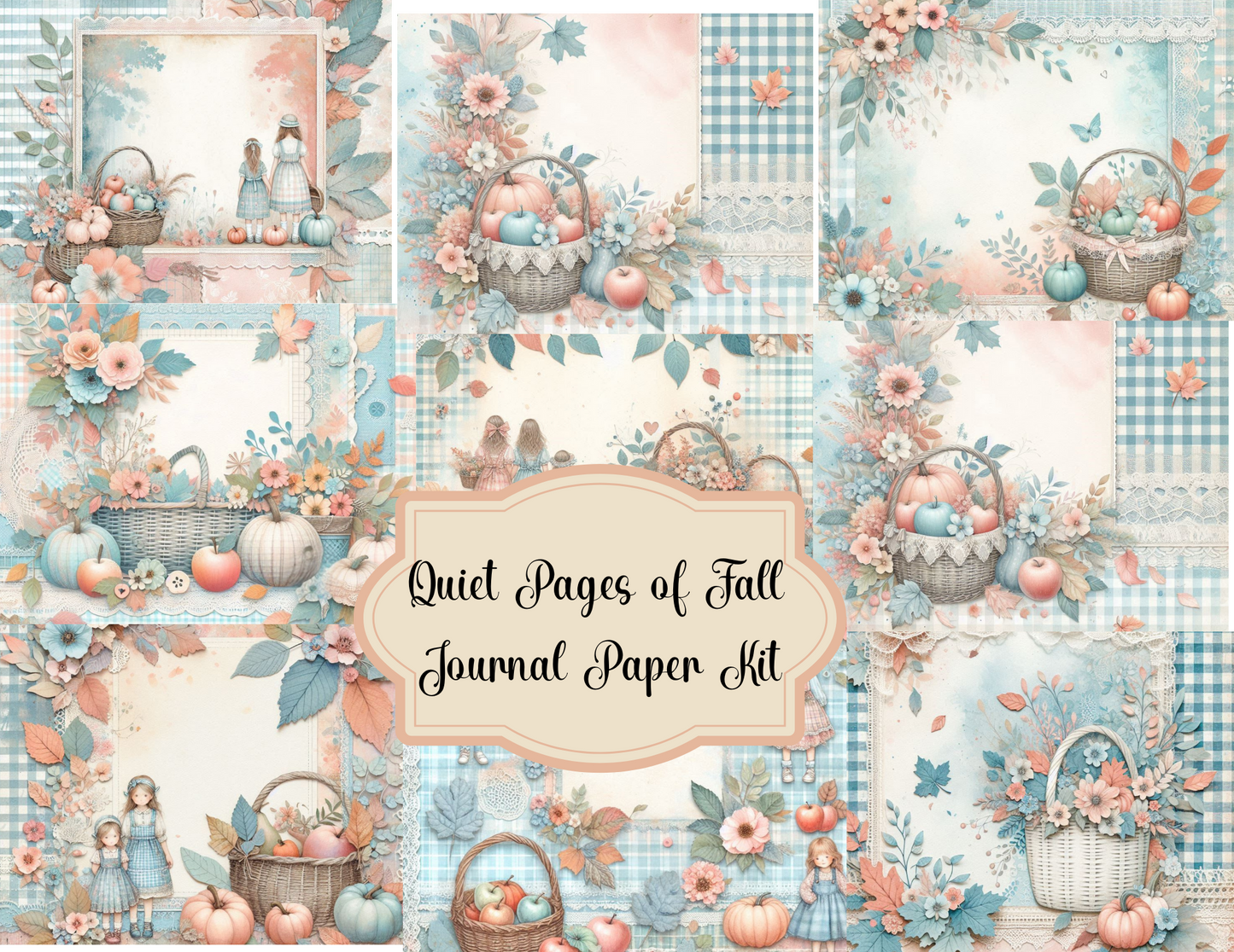 Quiet Pages of Fall Journal Paper Kit