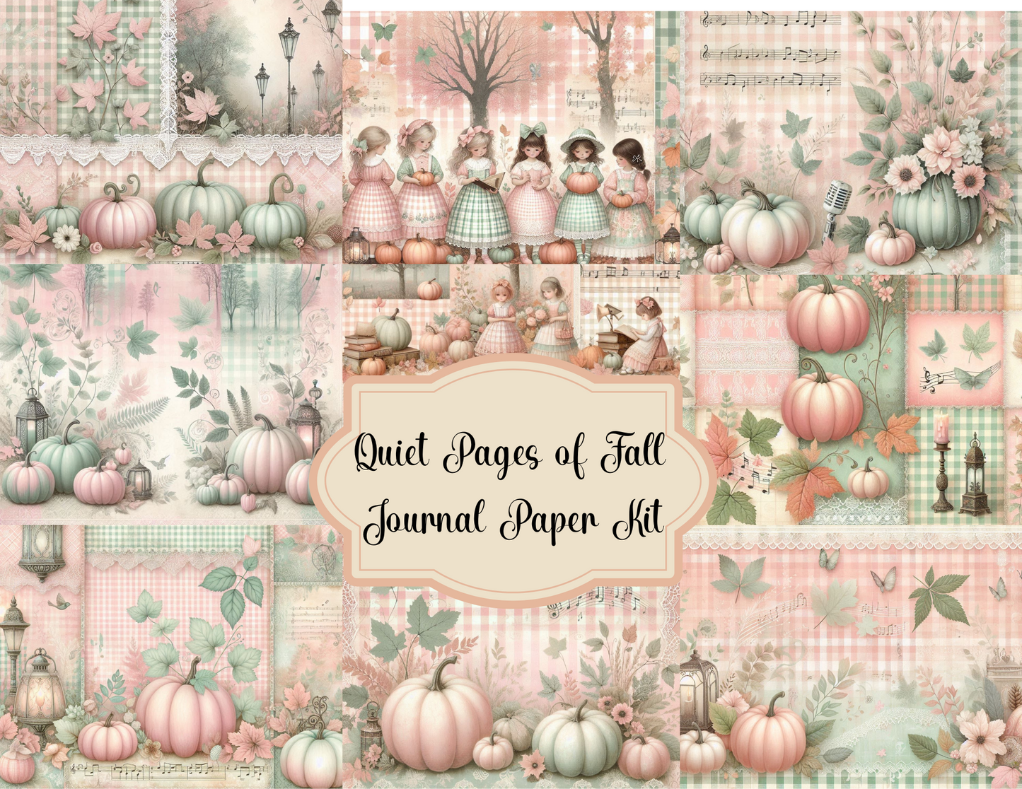 Quiet Pages of Fall Journal Paper Kit
