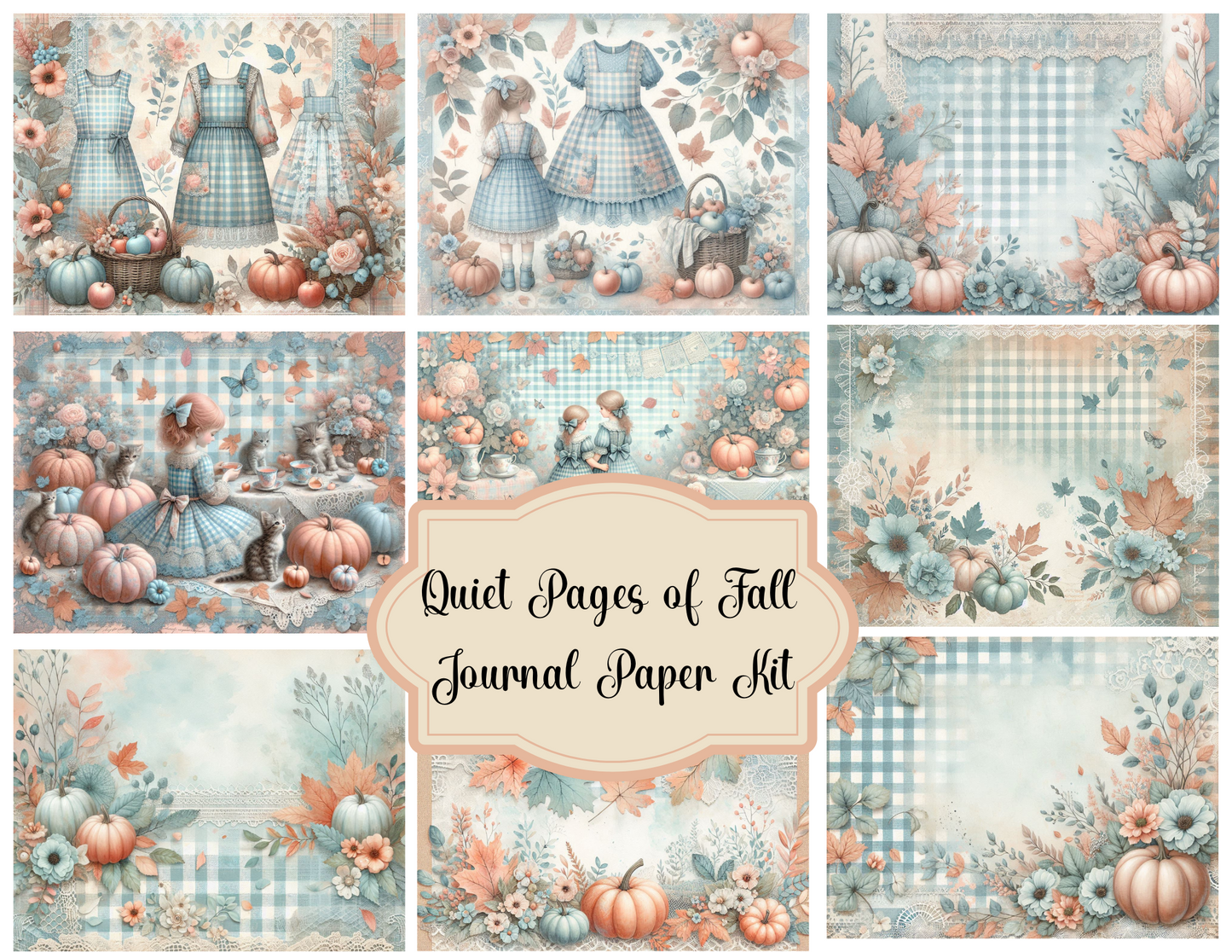 Quiet Pages of Fall Journal Paper Kit