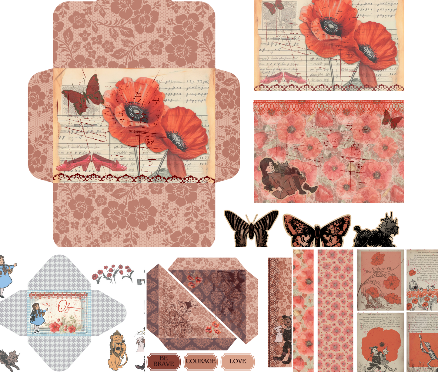 No Place Like Home – Digital Junk Journal Kit