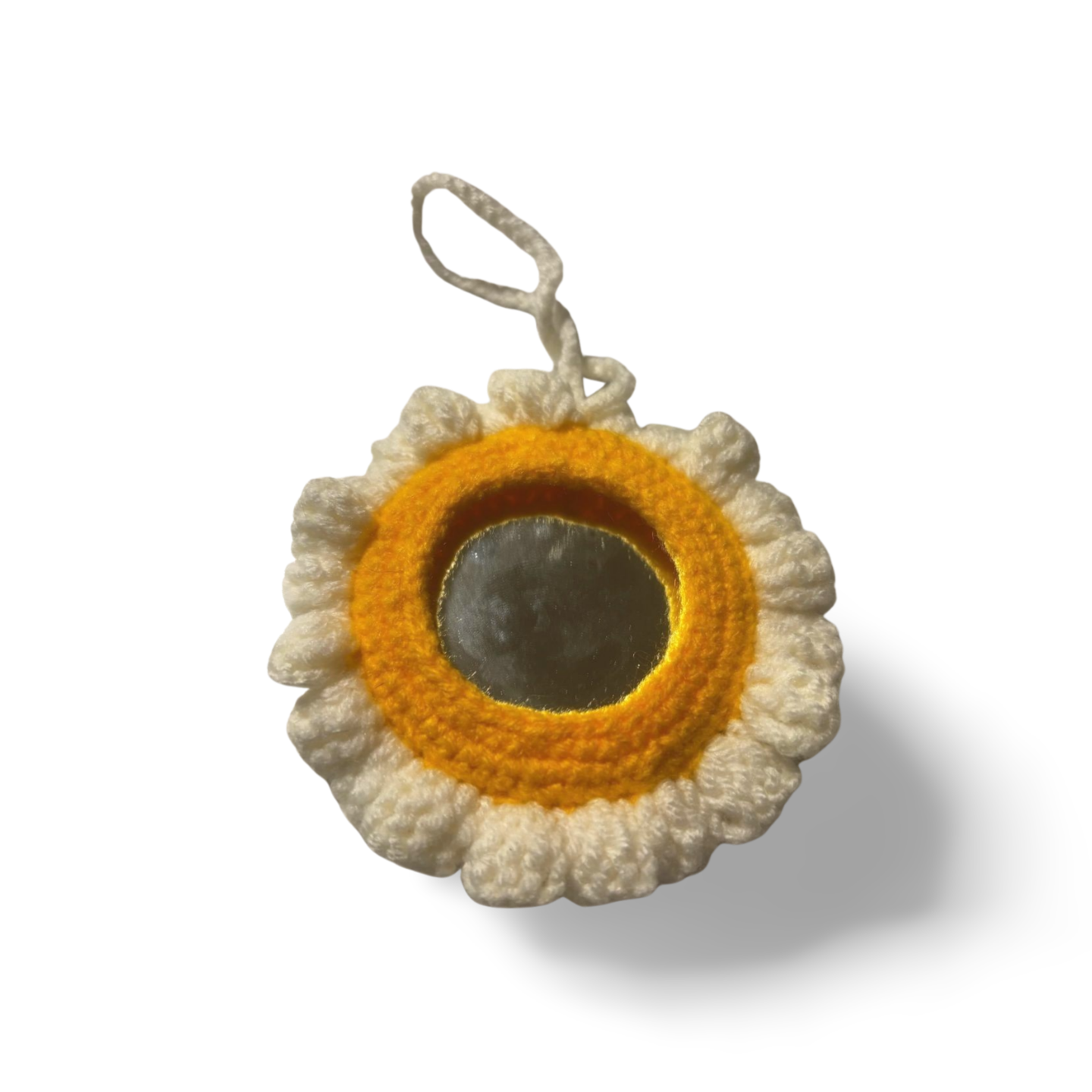 Pocket Posies: Happy Face, Daisy & Sunflower Crocheted Mirror Charms