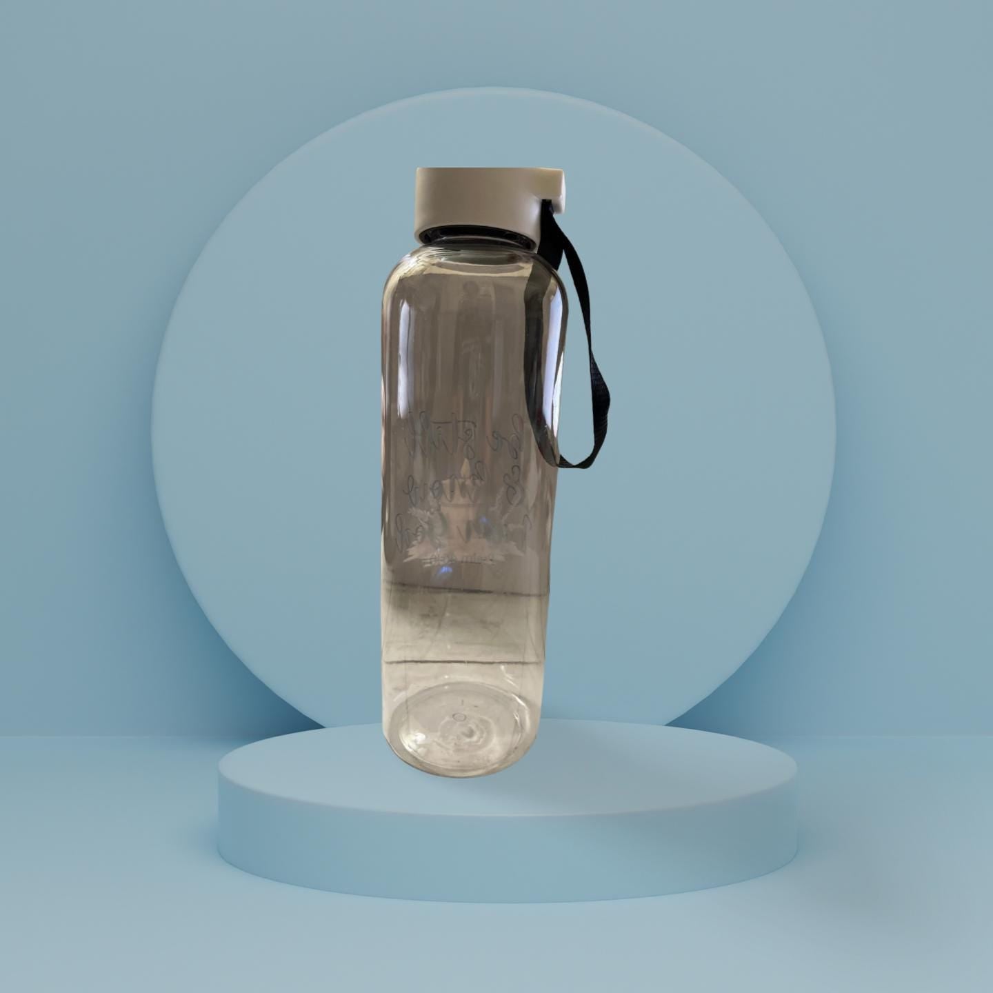 25 oz Plastic Water Bottle- Be Still and Know