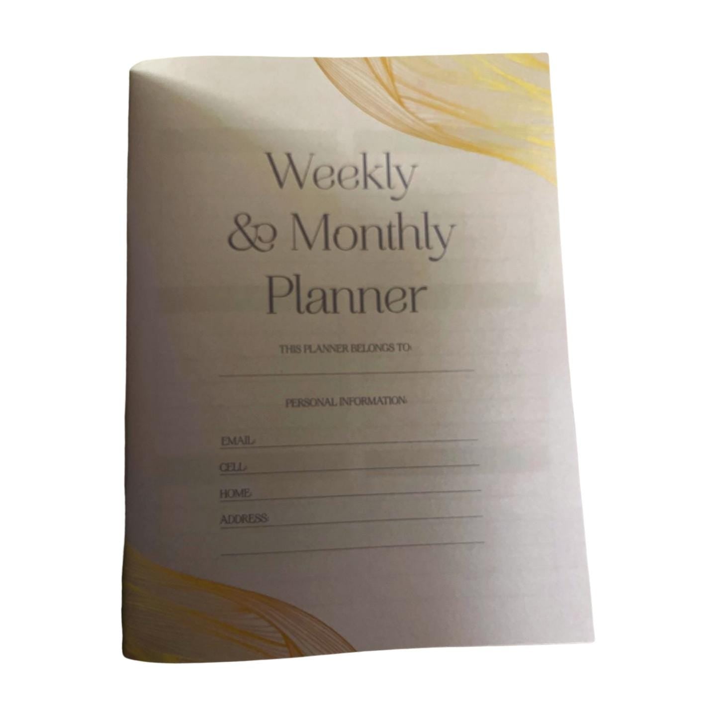 Weekly and Monthly Planner- You Are Enough