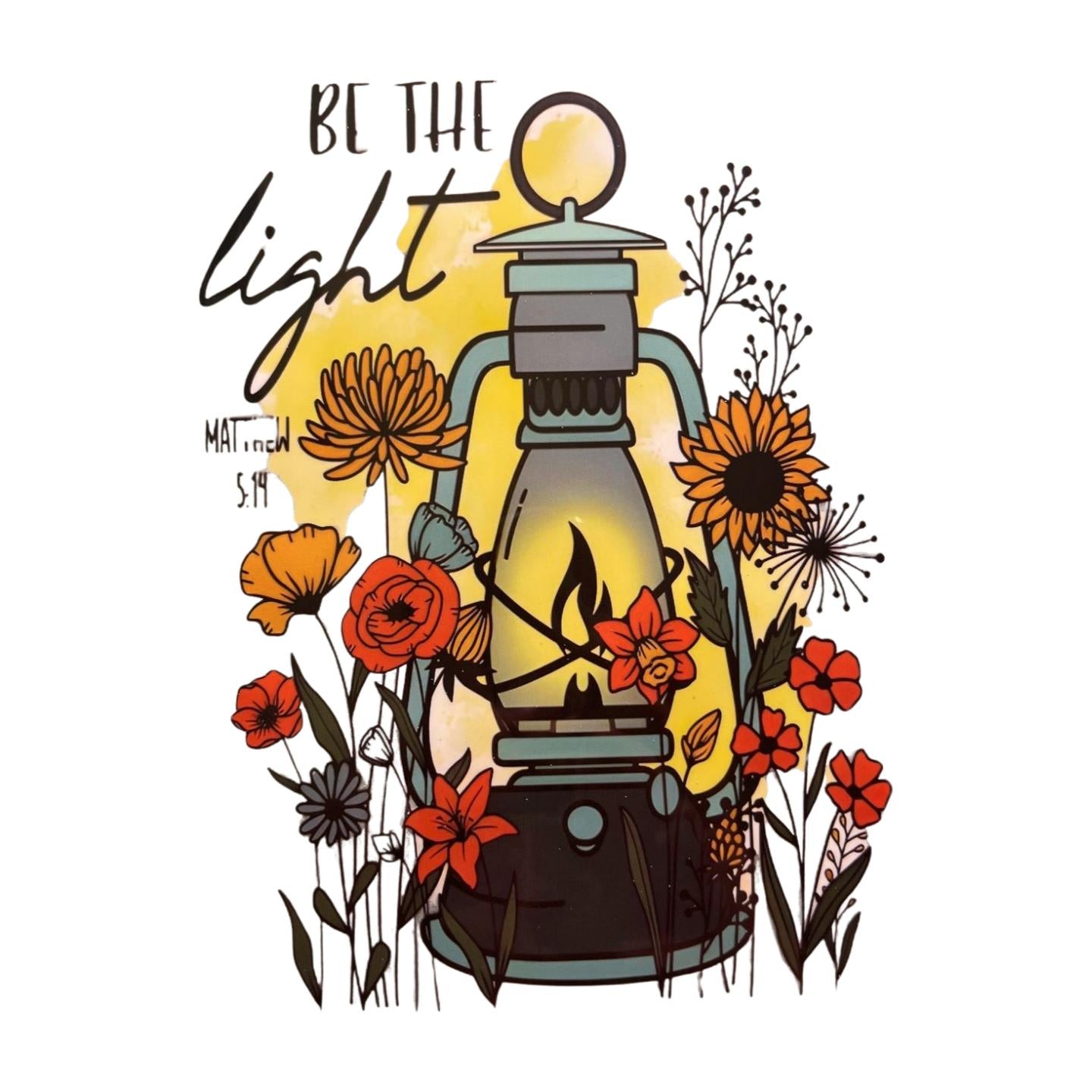 Customizable Christian Message T-Shirt-Be the Light