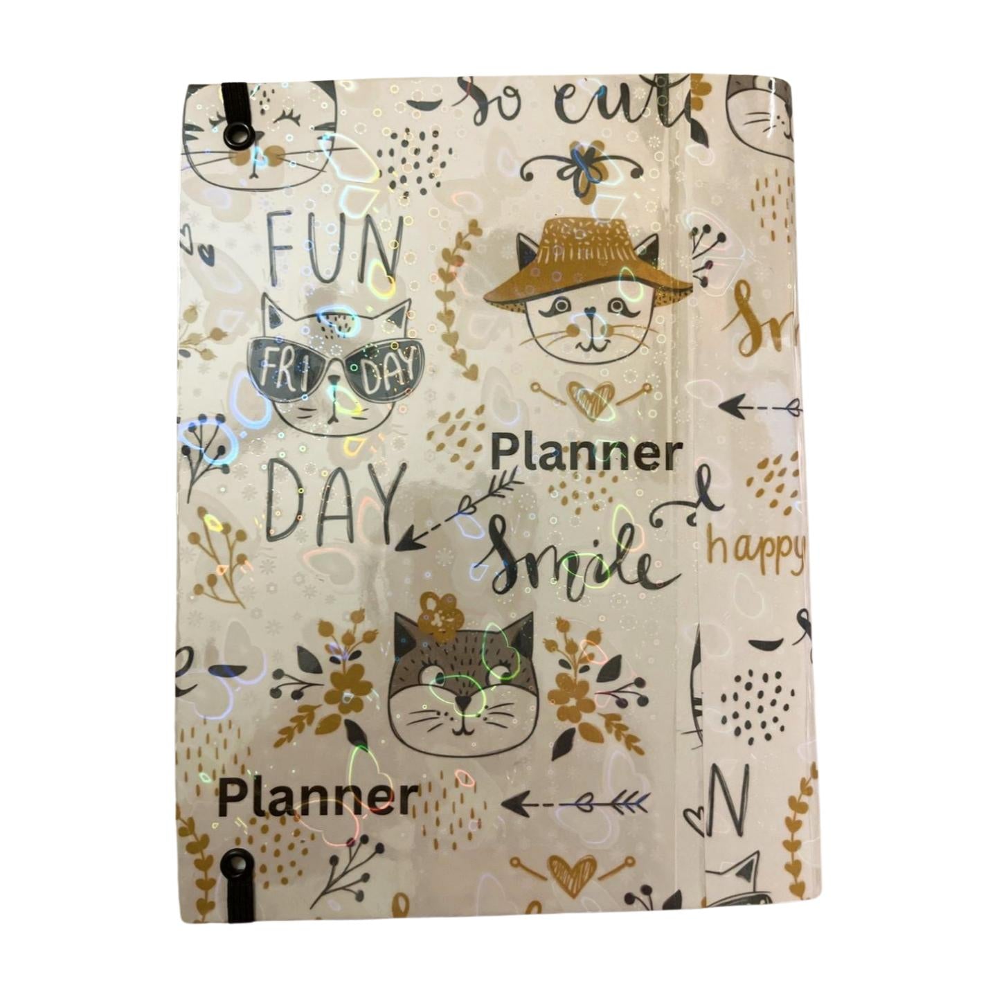 Weekly and Monthly Planner- Cats