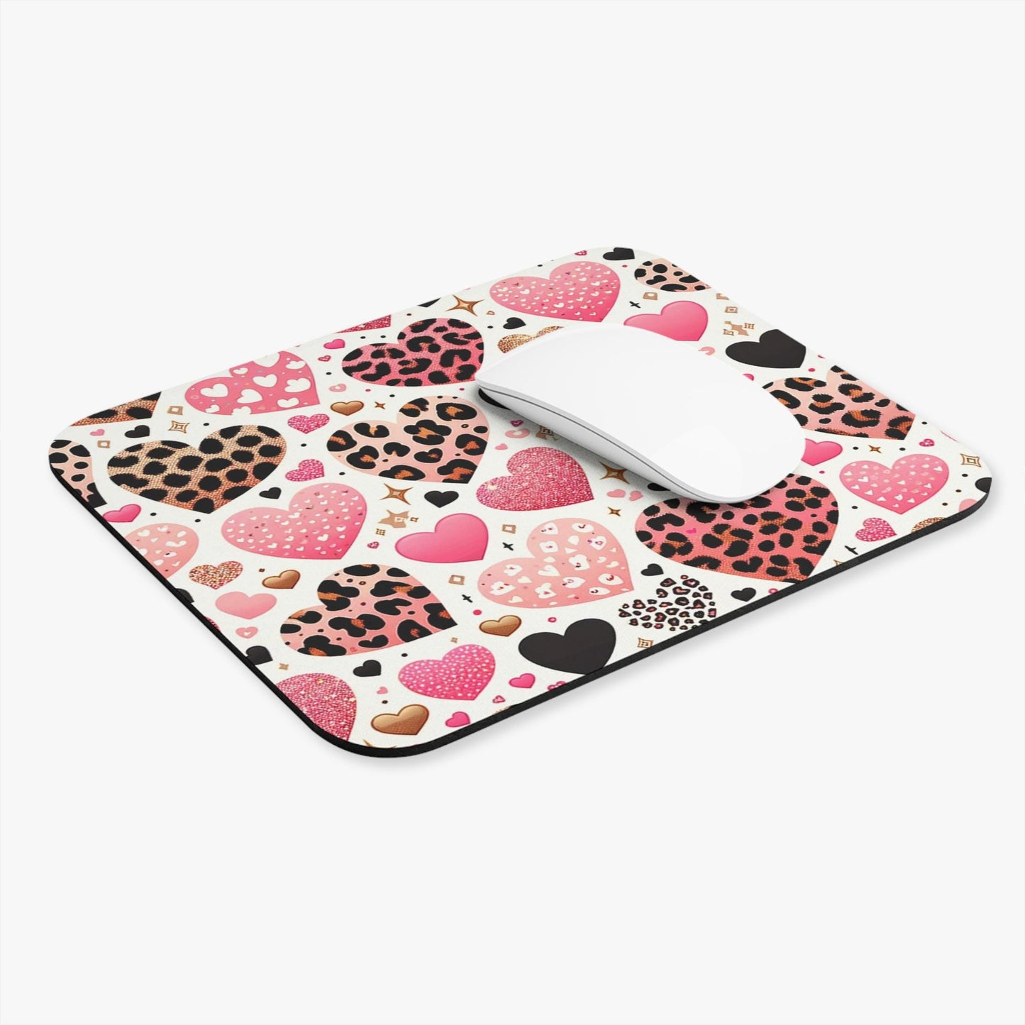 Hearts Design Mouse Pad - Optimal Thickness & Durable Build