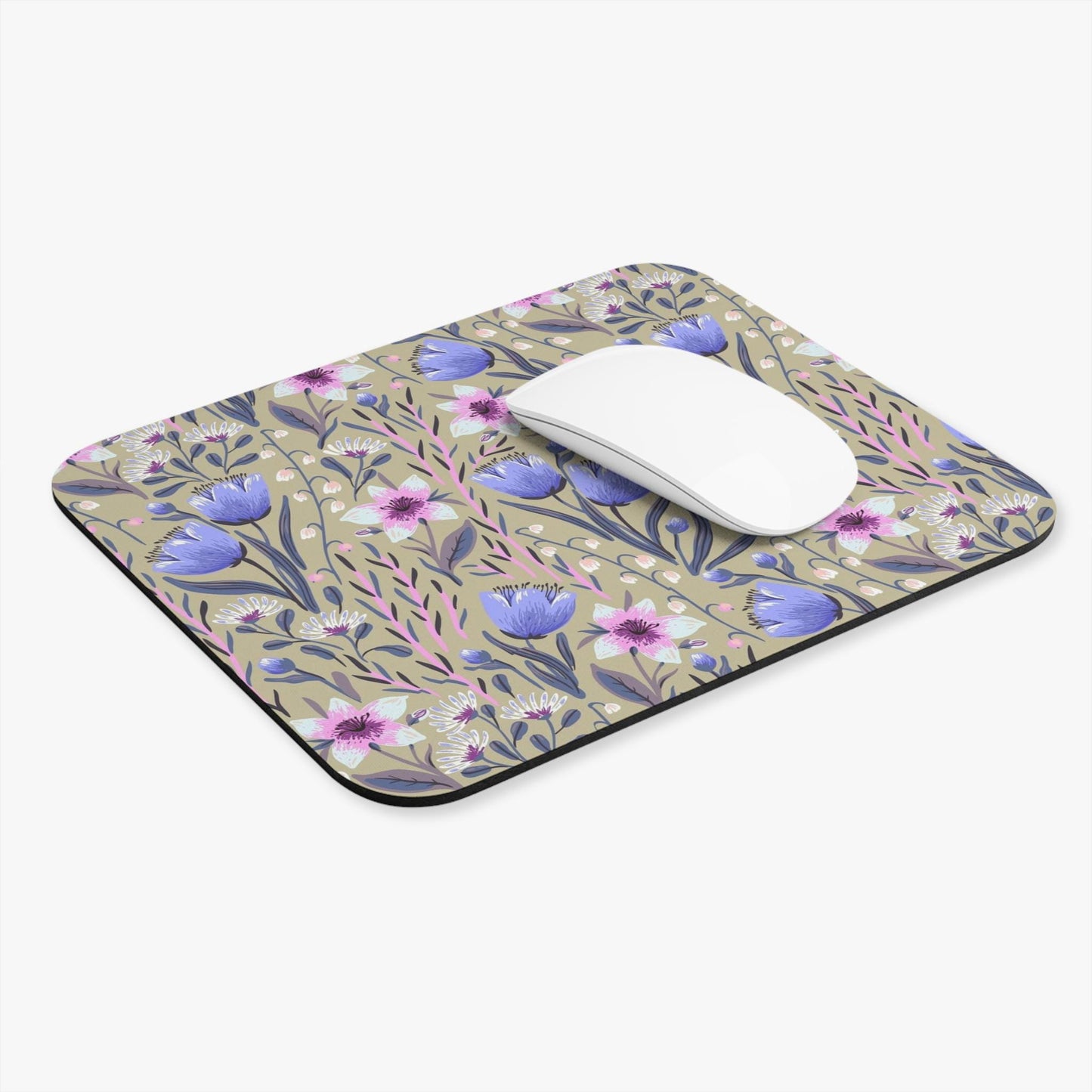 Floral Design Mouse Pad - Optimal Thickness & Durable Build