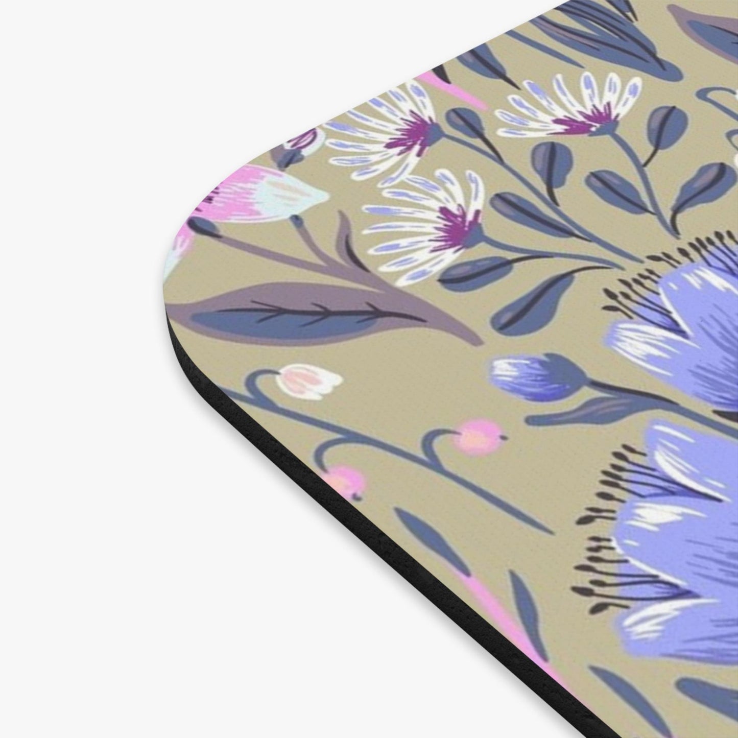 Floral Design Mouse Pad - Optimal Thickness & Durable Build