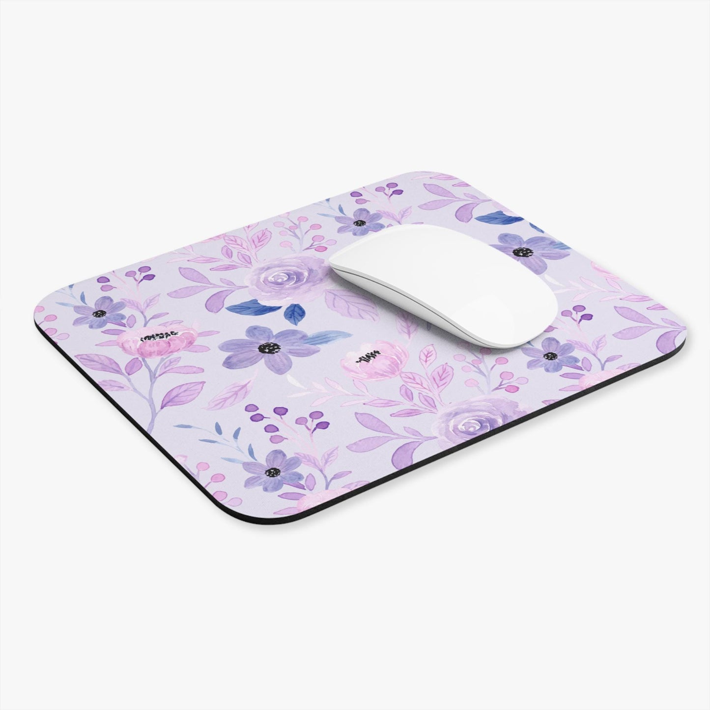 Premium Mousepad with Purple Floral design