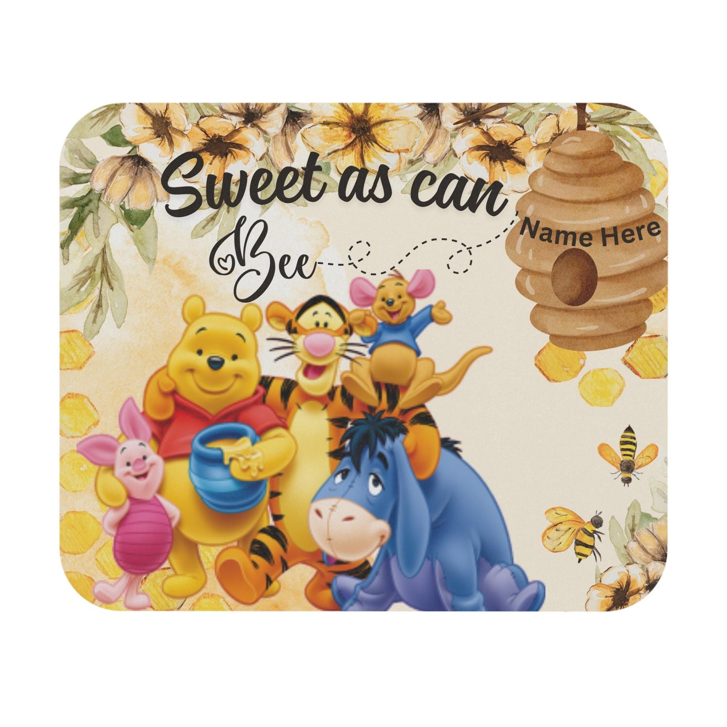 Whimsical Winnie the Pooh Mouse Pad – Bright Desk Mat Featuring Pooh & Friends