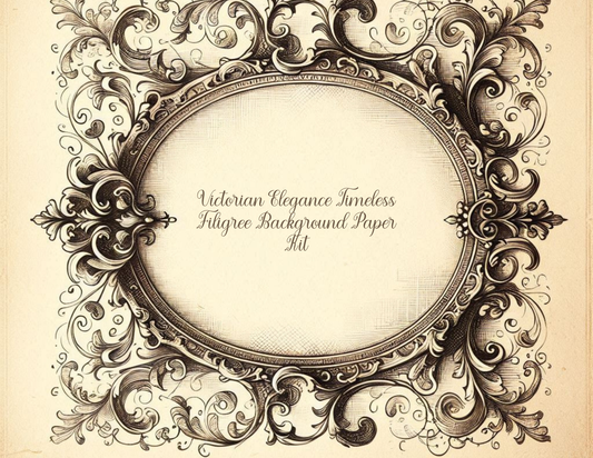 Victorian Elegance – Digital Vintage Background Kit