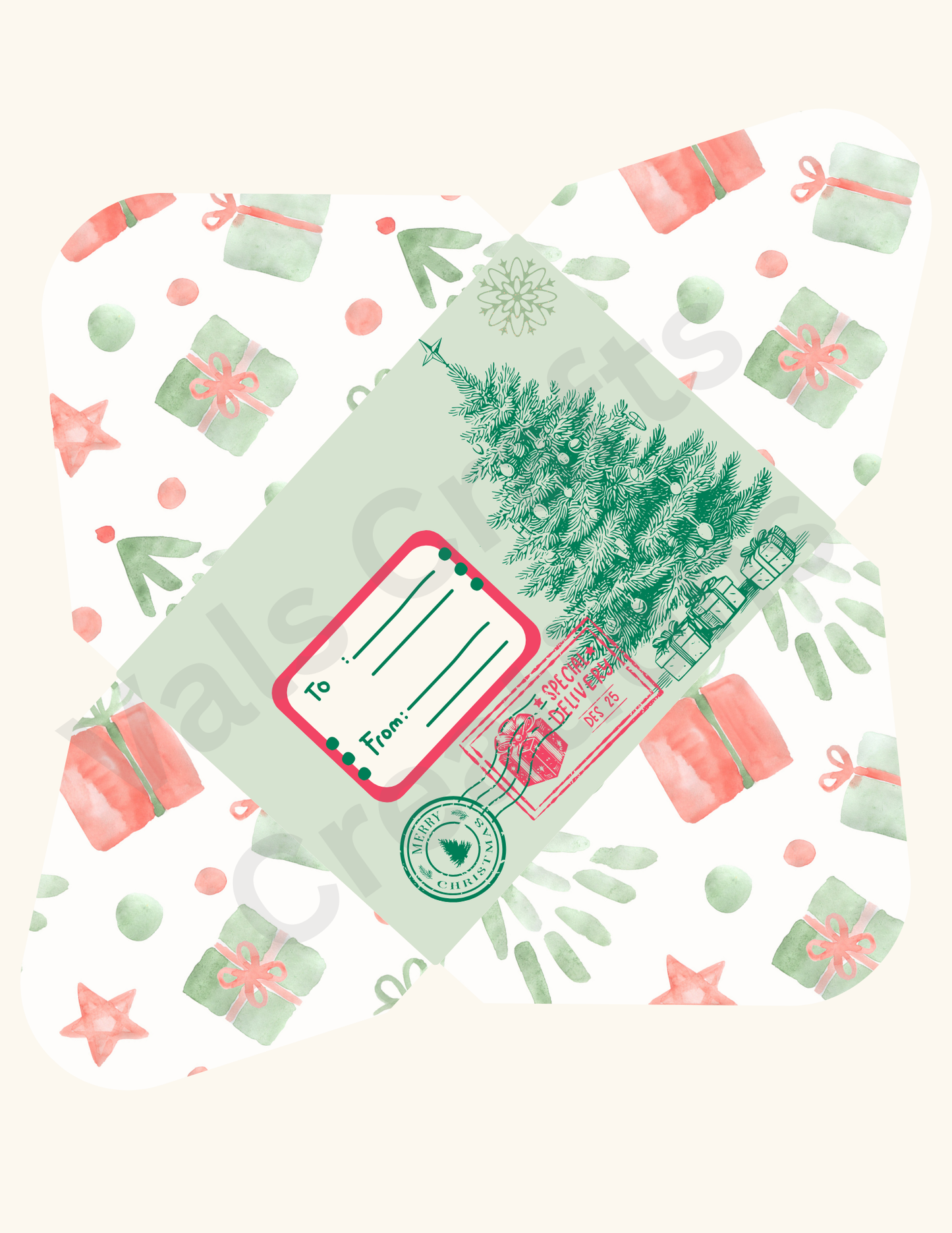 Dear Santa Letter Kit – Printable • 2 Pages + Envelope • Christmas Stationery