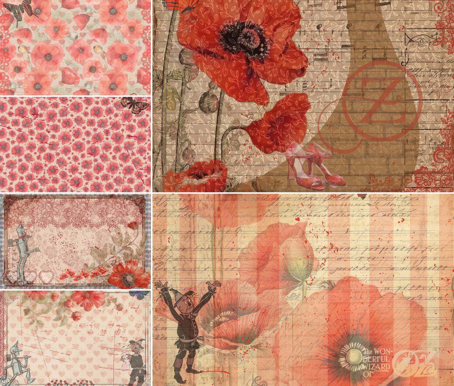 No Place Like Home – Printed Junk Journal Kit