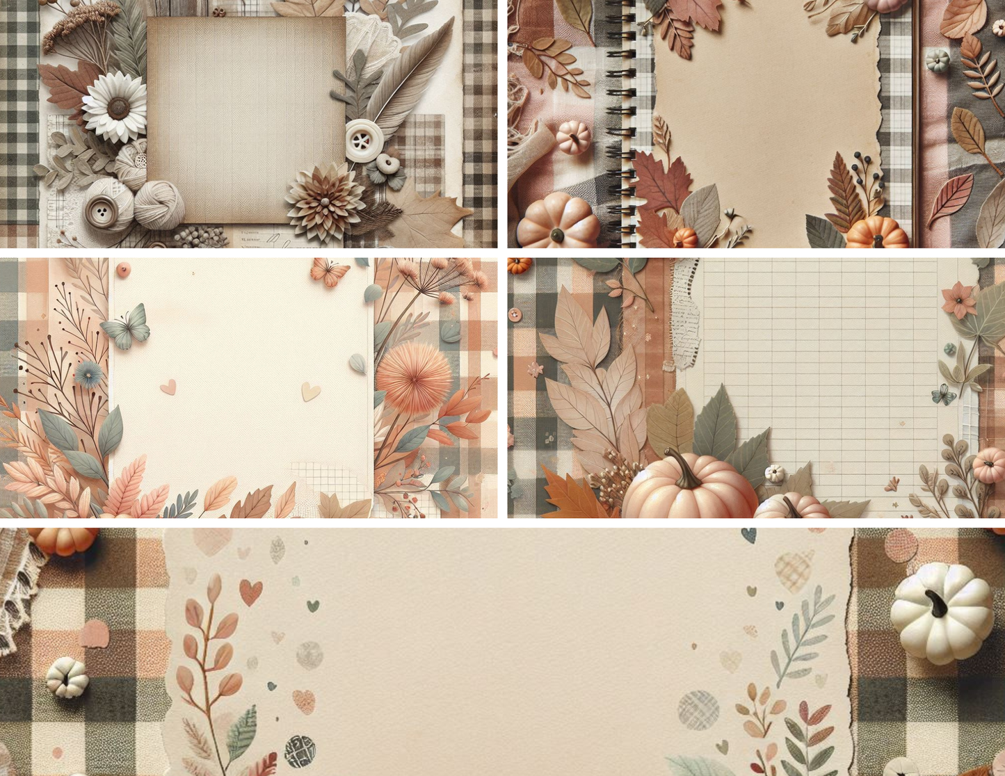 Harvest Threads – Digital Background Paper Kit