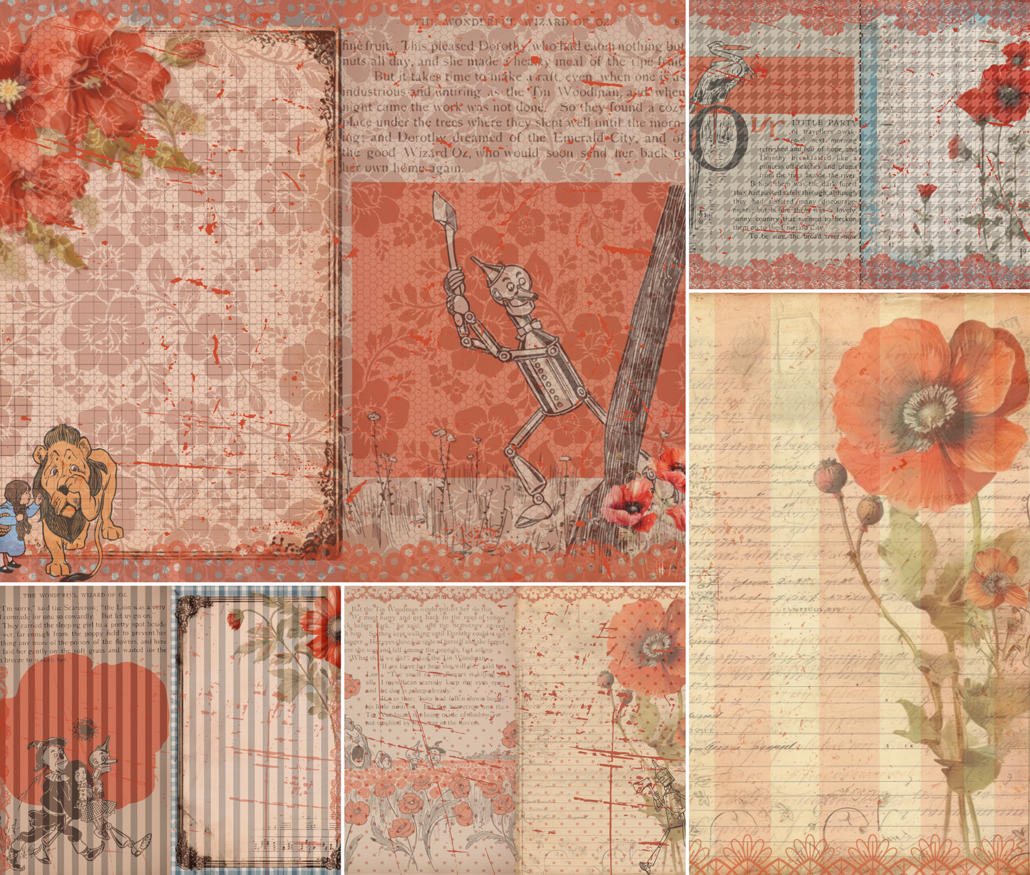 No Place Like Home – Printed Junk Journal Kit