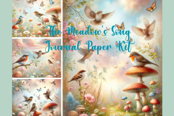 The Meadow’s Song – Digital Journal Paper Kit