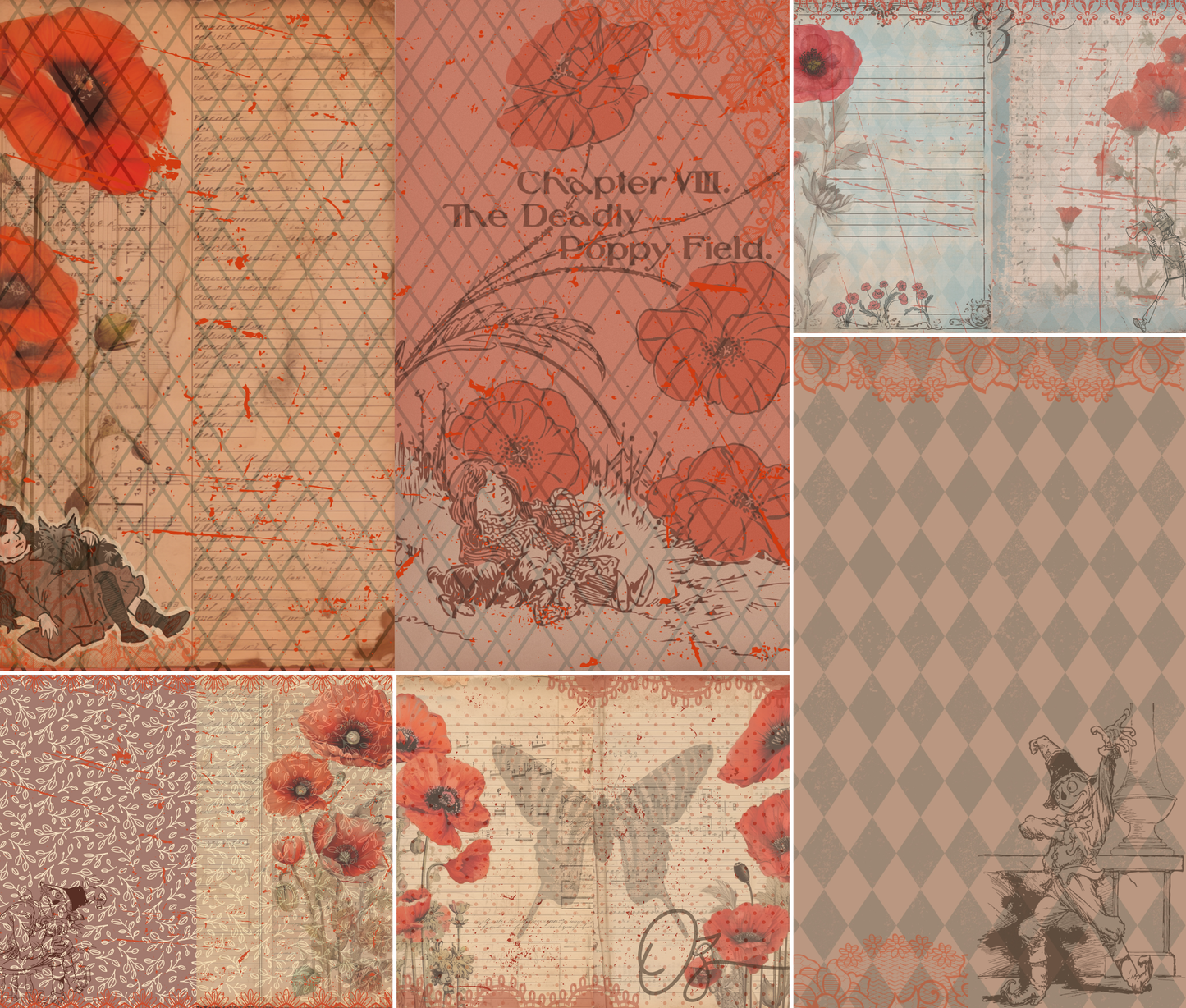 No Place Like Home – Digital Junk Journal Kit