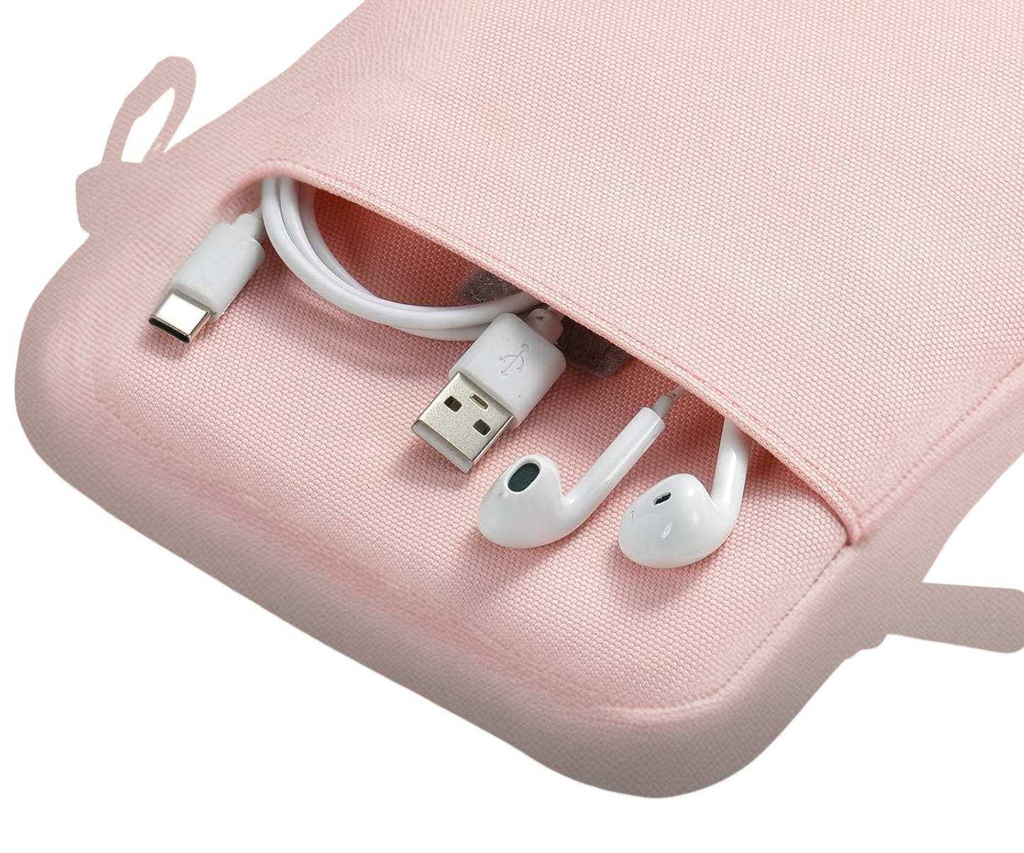 Pink Book Sleeve – Protective Nylon Kindle Cover – 6–7” E-Reader & Paperback Case