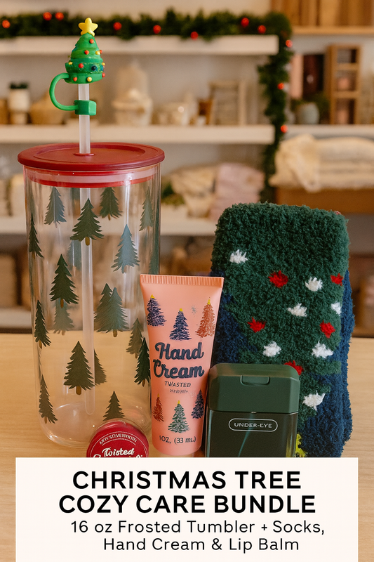 Christmas Trees Tumbler Gift Kit – Holiday Cheer Edition