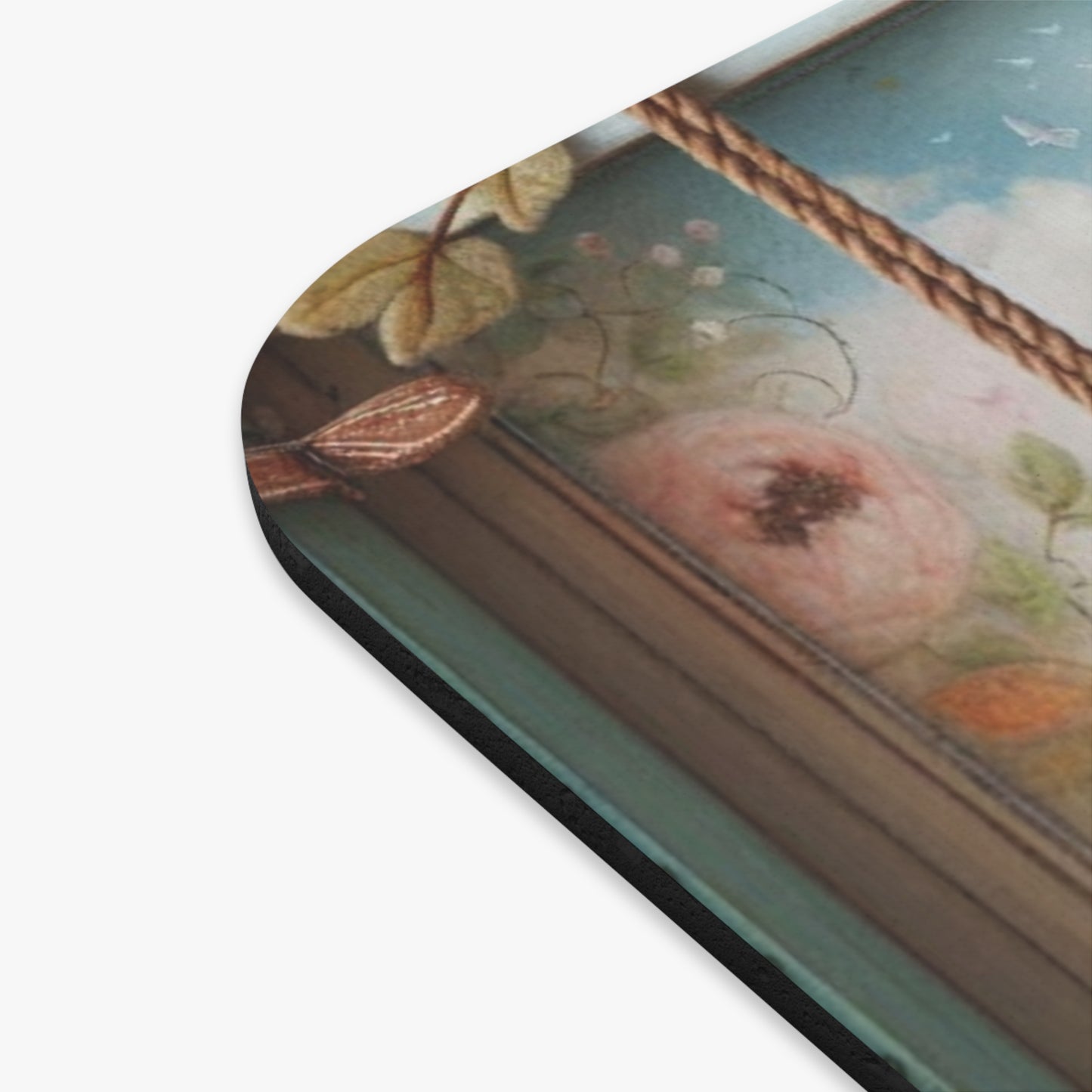 Pastel Porch Companions – Cloth Doll Mousepad (Standard or Personalized)