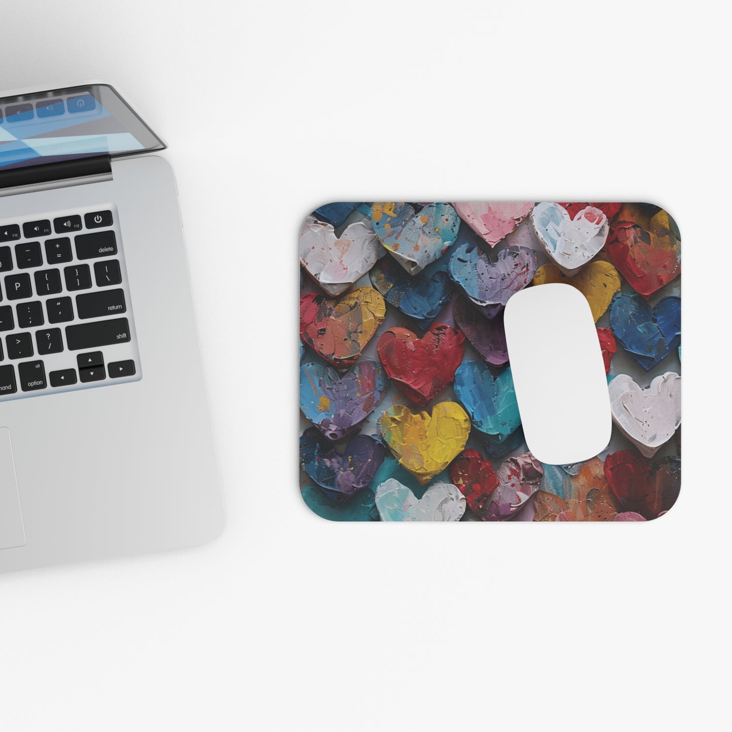 Gentle Hearts – Whimsical Mouse Pad for Everyday Use