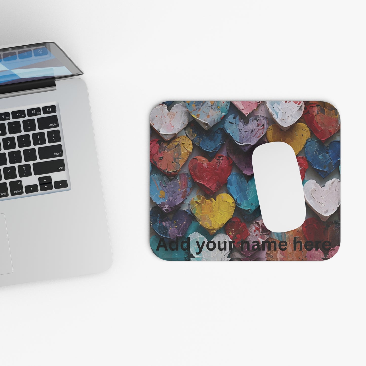 Gentle Hearts – Whimsical Mouse Pad for Everyday Use