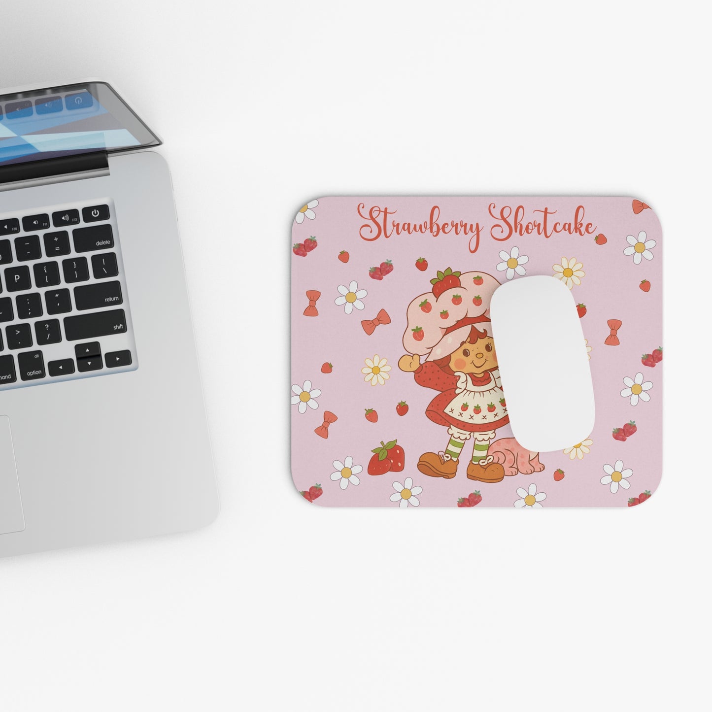 Berry Sweet Workspace – Vintage Strawberry Shortcake Mouse Pad