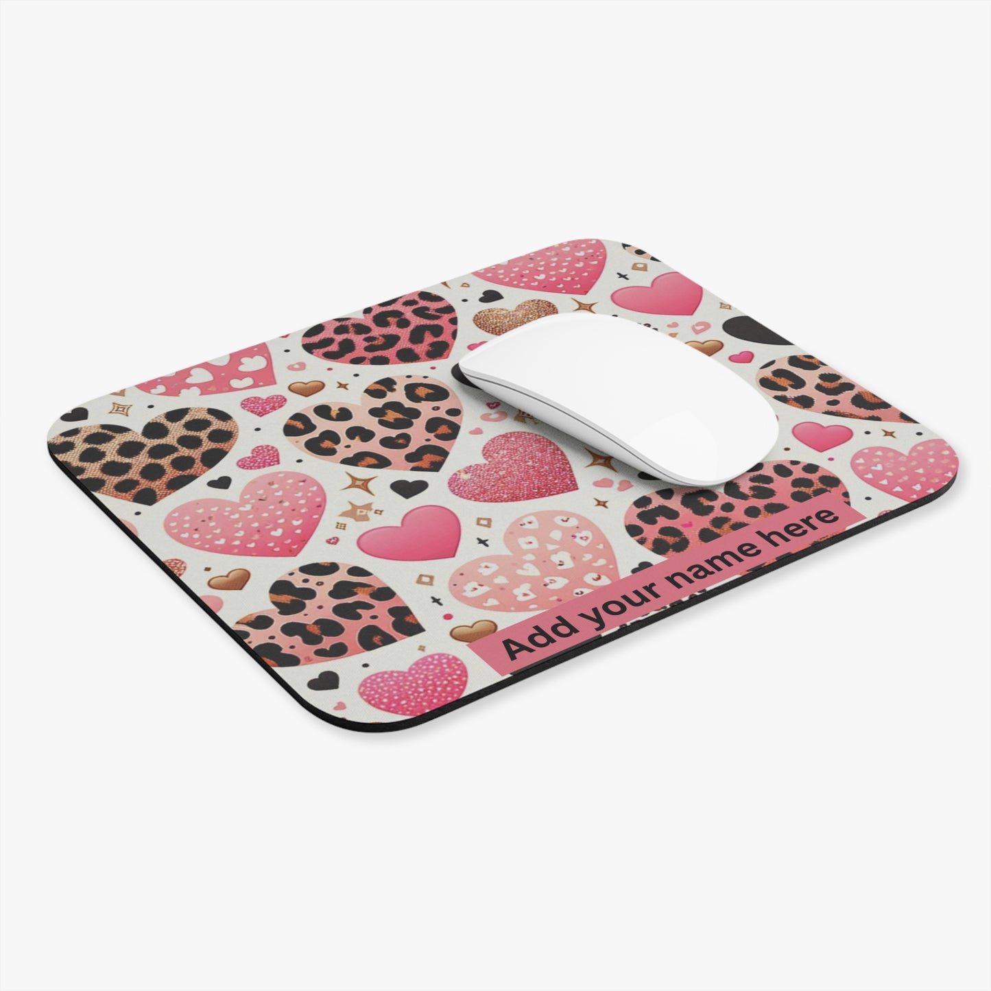 Hearts Design Mouse Pad - Optimal Thickness & Durable Build