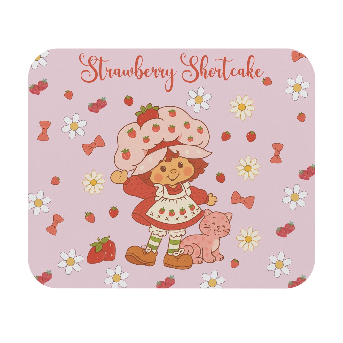 Berry Sweet Workspace – Vintage Strawberry Shortcake Mouse Pad