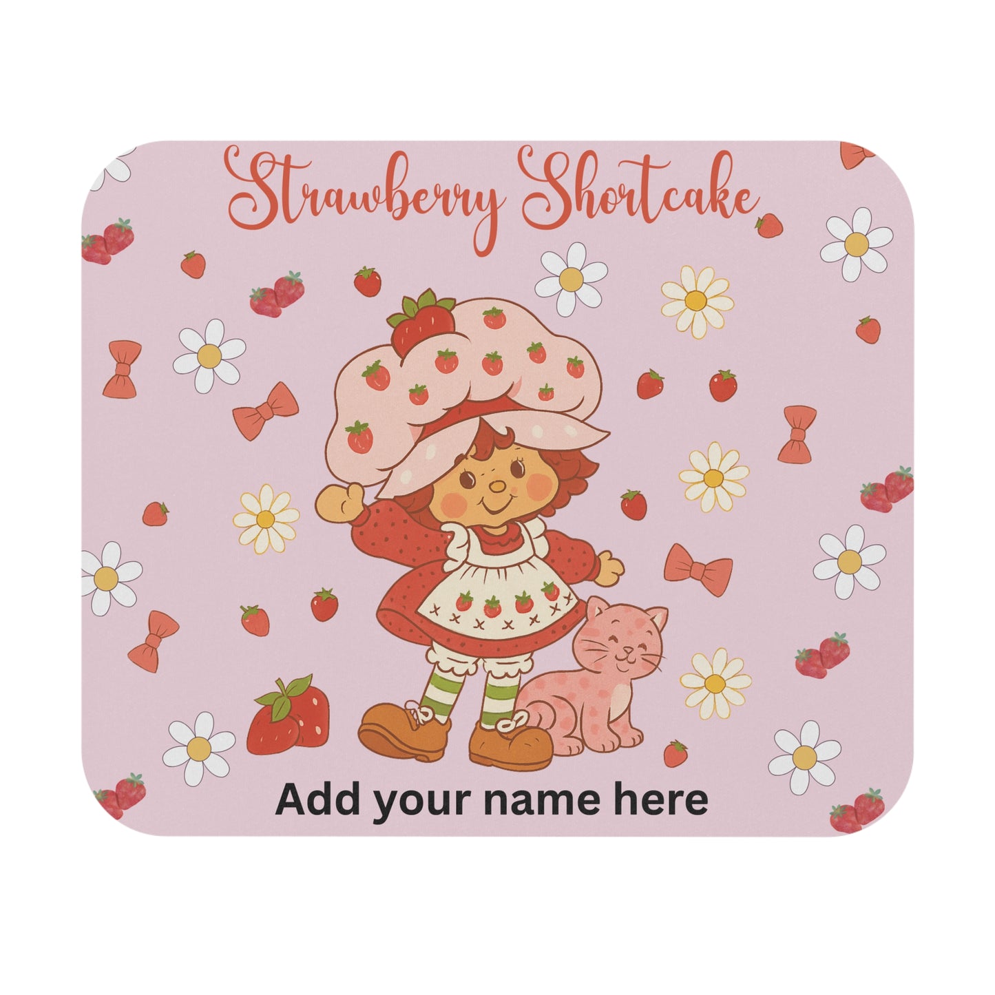Berry Sweet Workspace – Vintage Strawberry Shortcake Mouse Pad