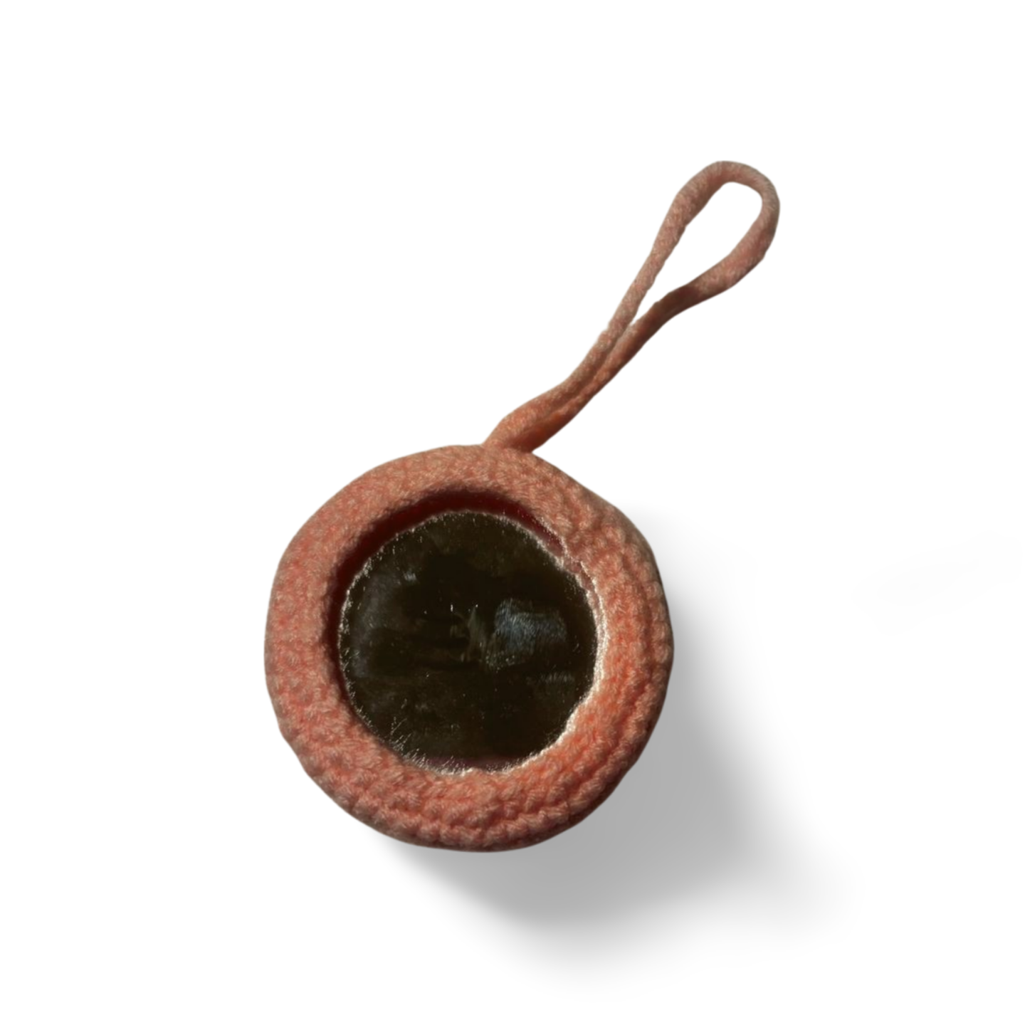 Crocheted Purse Charm Mirror – Animal Companions Collection 1