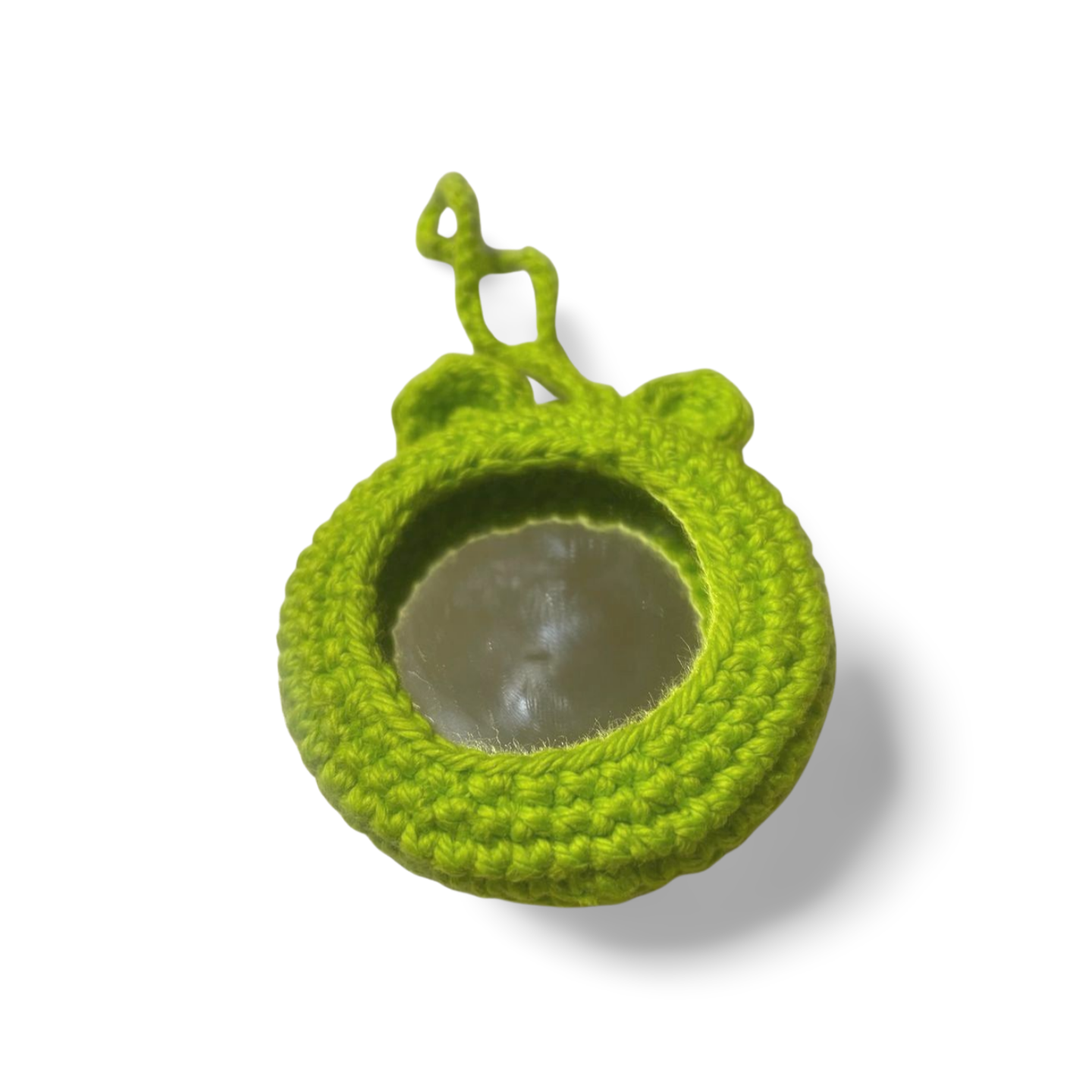 Crocheted Purse Charm Mirror – Animal Companions Collection 1