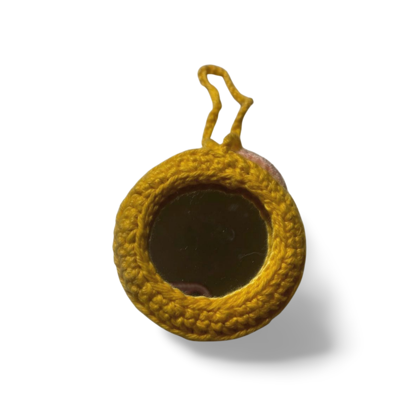Crocheted Purse Charm Mirror – Animal Companions Collection 1