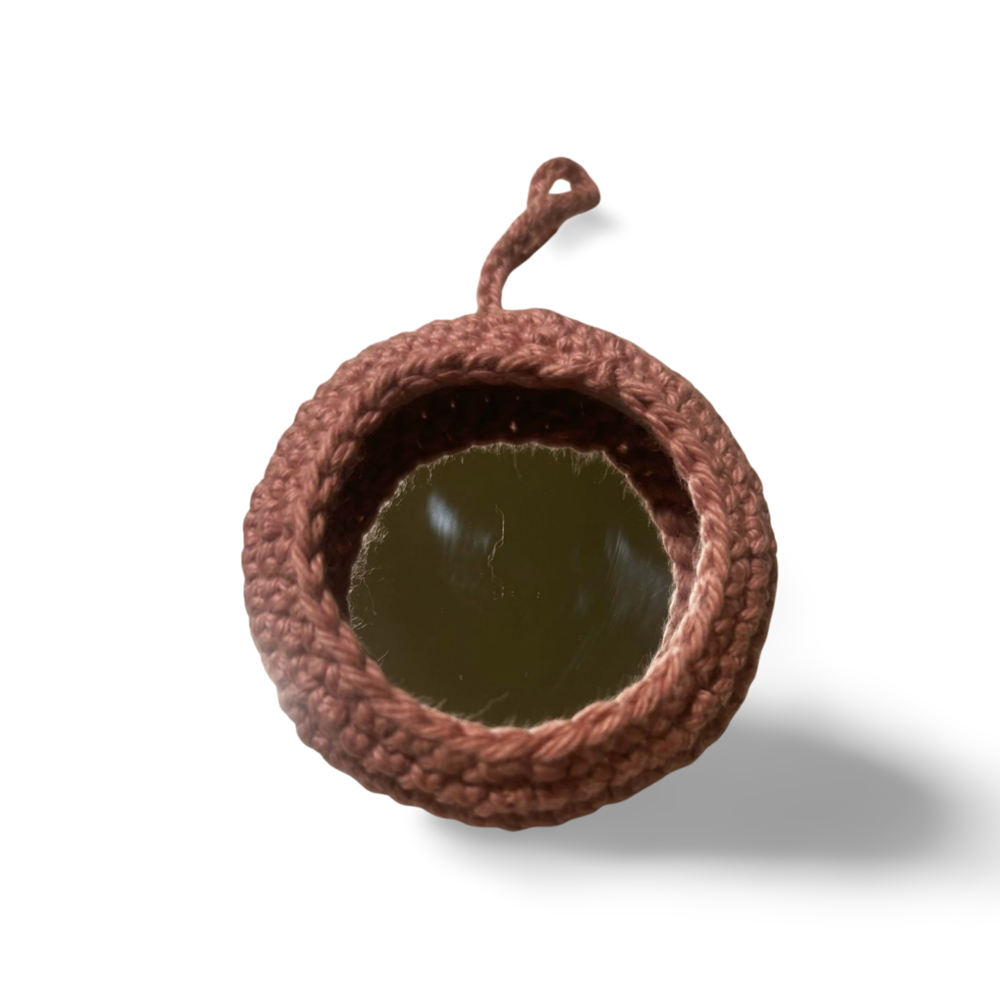 Soft Petals: Lavender & Blush Chrocheted Mirror Charms