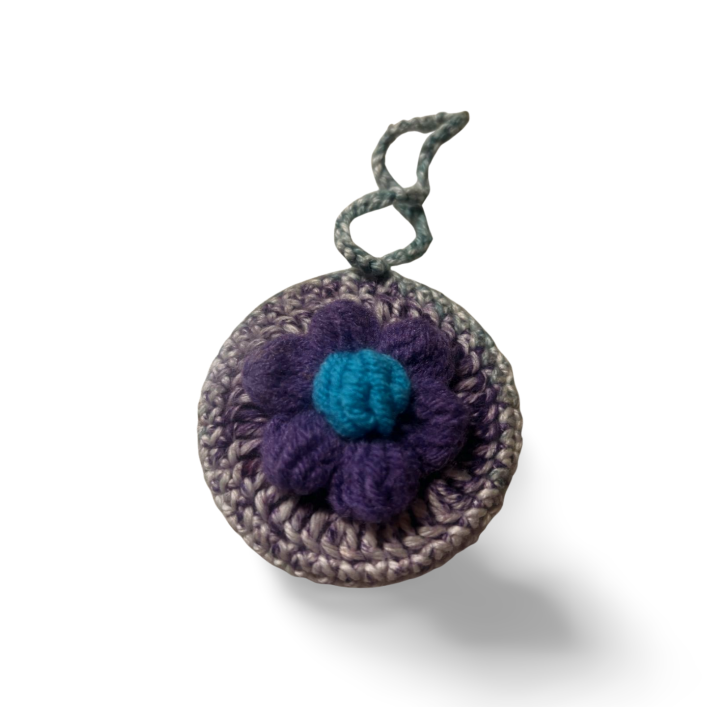 Soft Petals: Lavender & Blush Chrocheted Mirror Charms