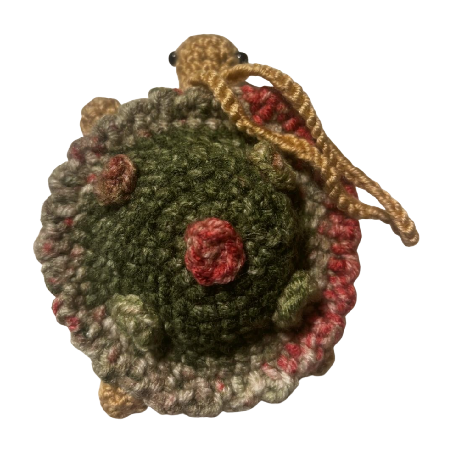 Gentle Companions: Turtle & Bear Crocheted Mirror Charms