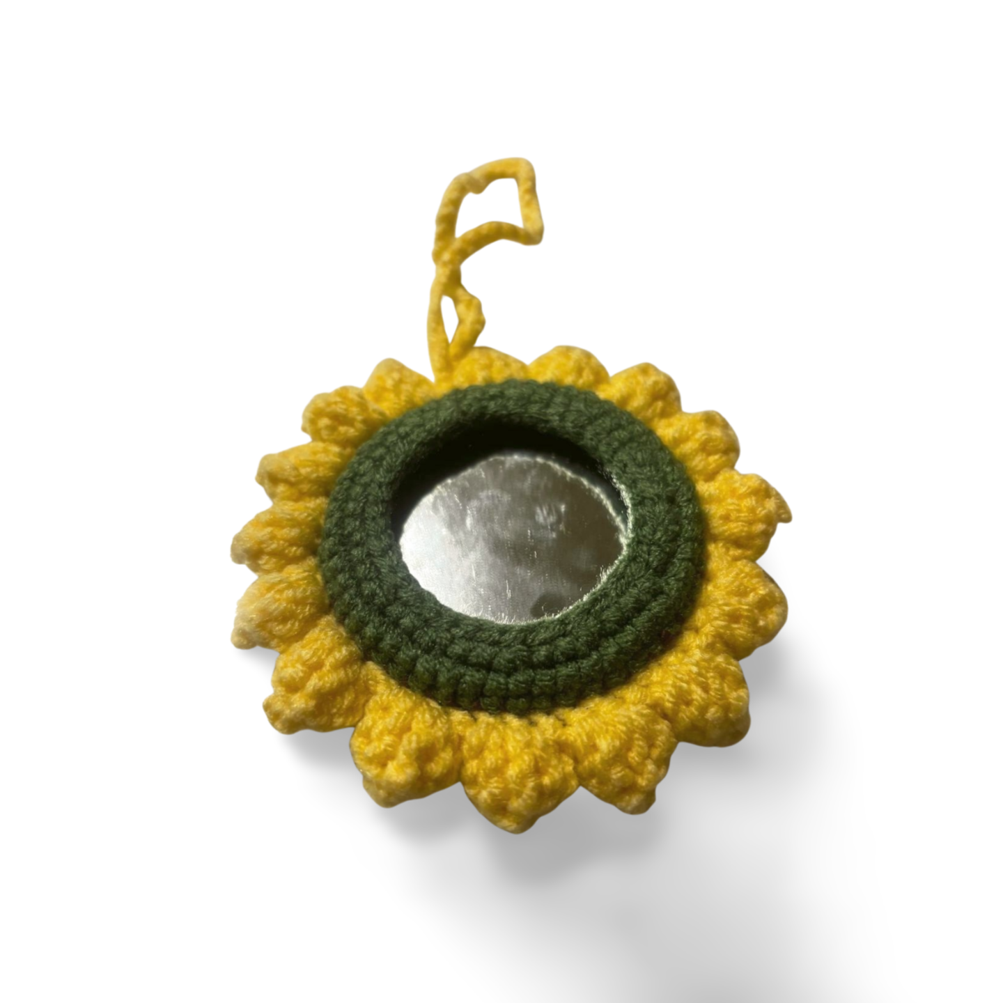 Pocket Posies: Happy Face, Daisy & Sunflower Crocheted Mirror Charms