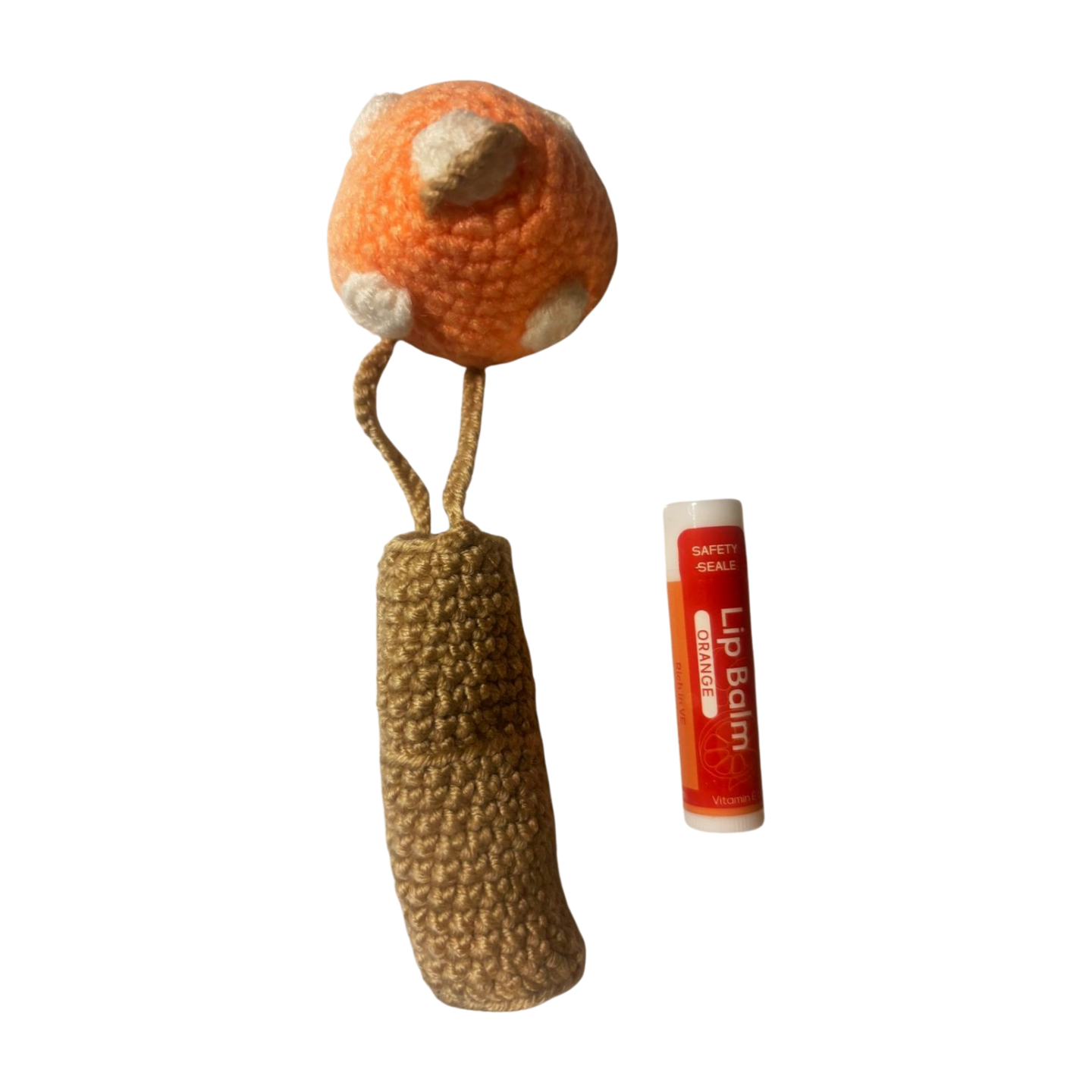 Forest Treats: Crocheted Mushroom Lip Balm Holders