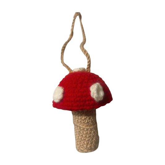 Forest Treats: Crocheted Mushroom Lip Balm Holders