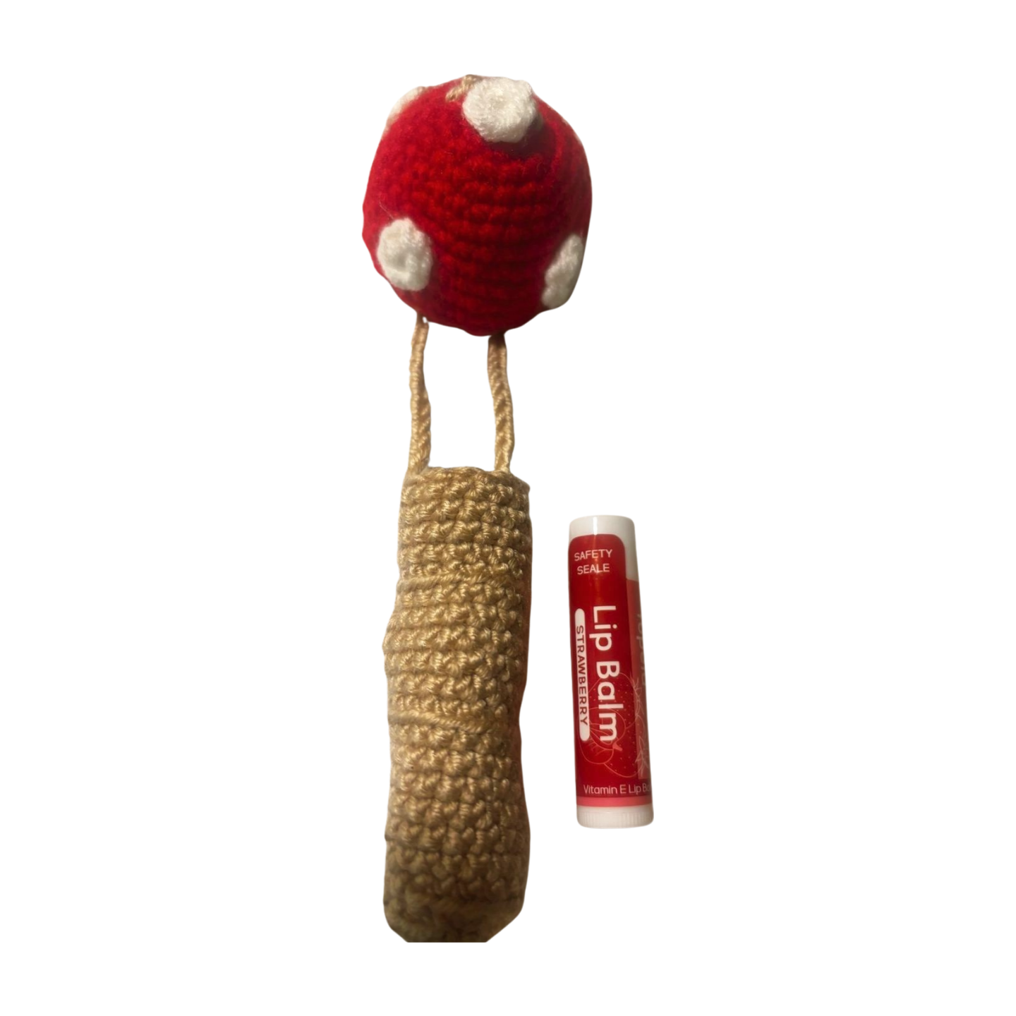 Forest Treats: Crocheted Mushroom Lip Balm Holders