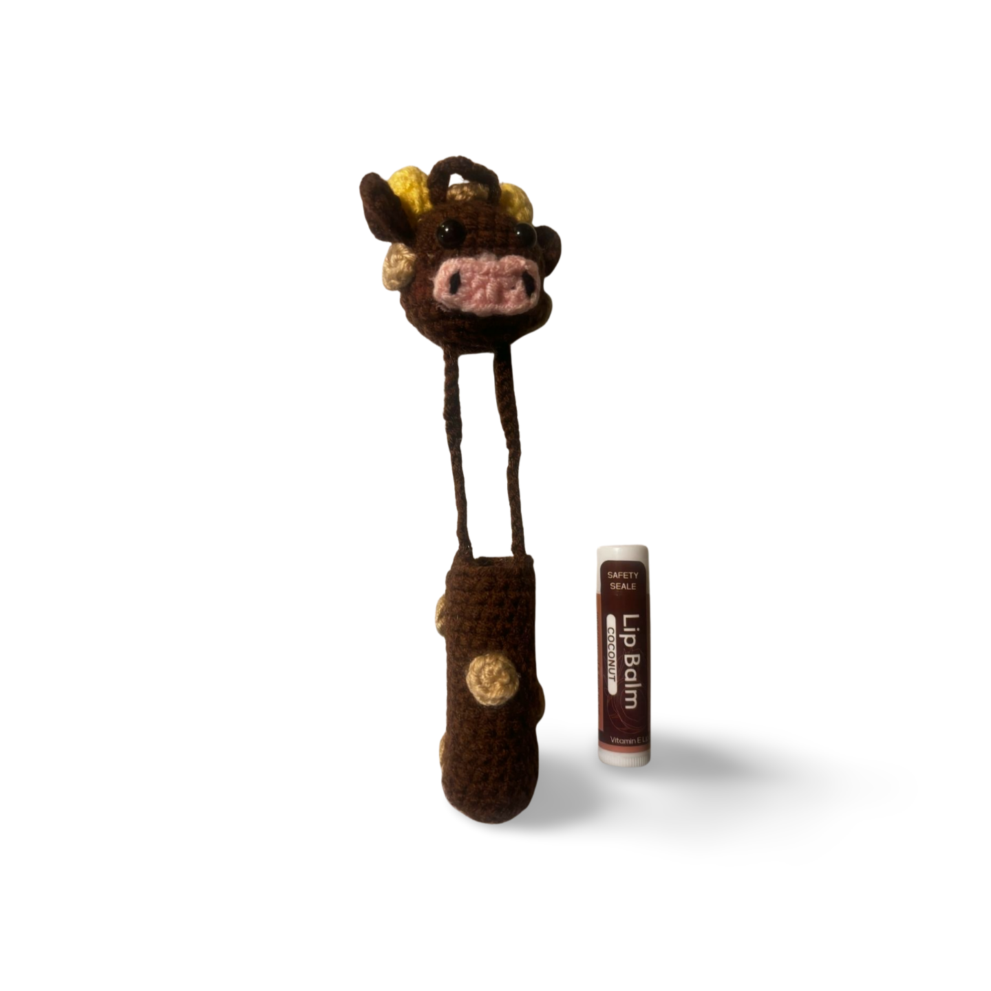Pasture Pals: Crocheted Cow Lip Balm Holders