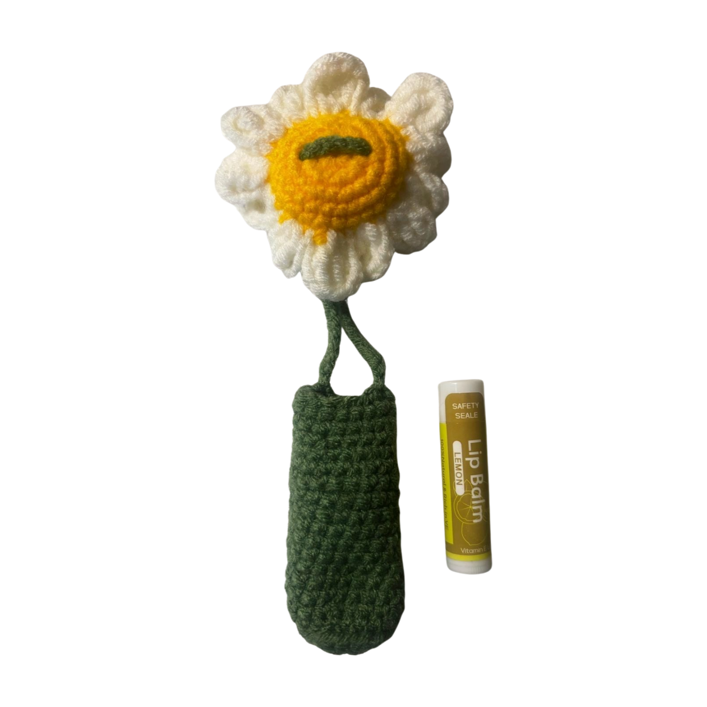 Bloom & Balm: Crocheted Flower Lip Balm Holders