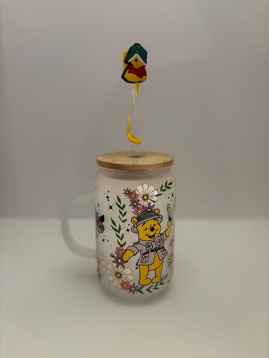 Honey Bear Cozy Bundle – Handled Tumbler + Socks, Lip Gloss & Mask 1