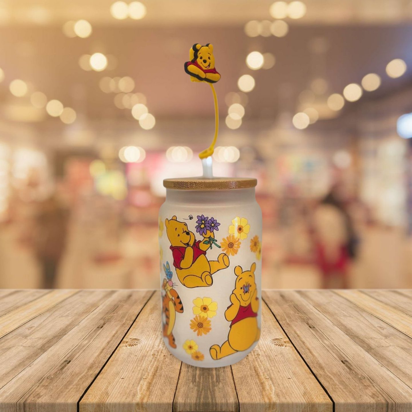 Honey Bear Cozy Bundle – Handled Tumbler + Socks, Lip Gloss & Mask 2