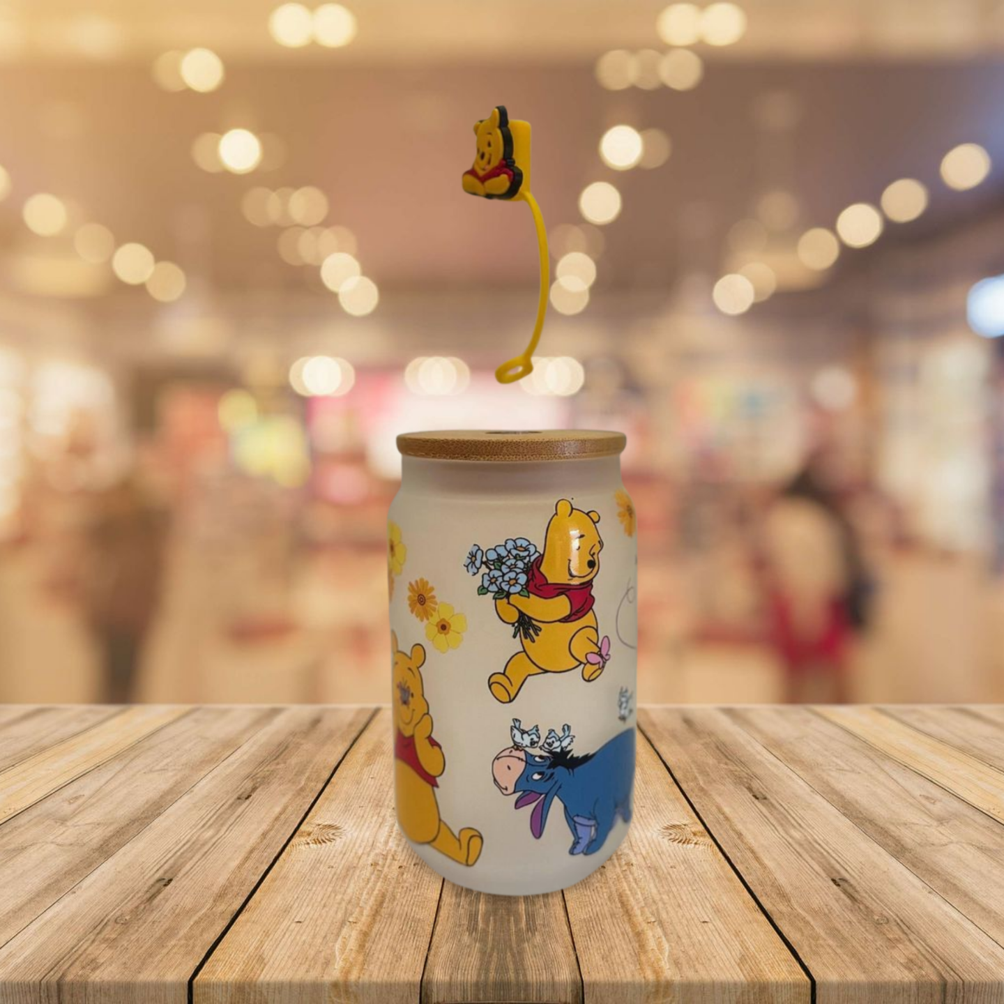 Honey Bear Cozy Bundle – Handled Tumbler + Socks, Lip Gloss & Mask 2