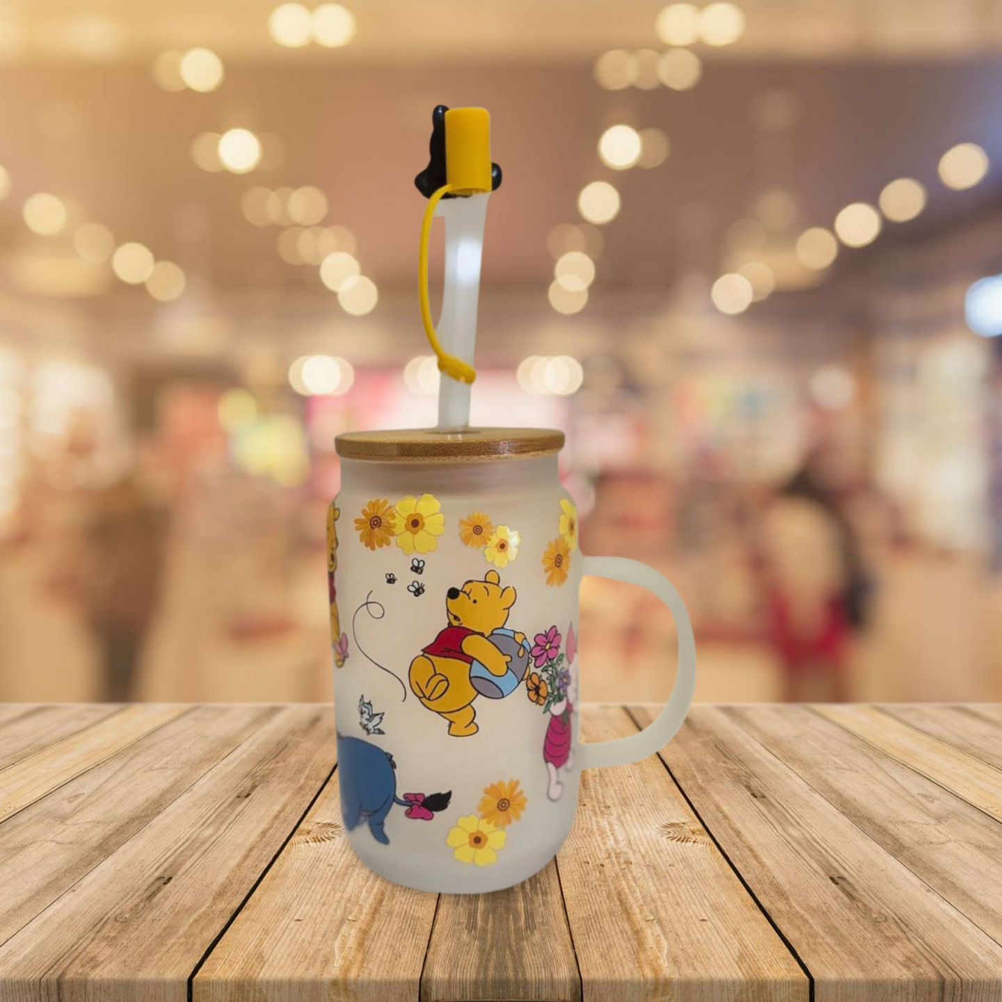 Honey Bear Cozy Bundle – Handled Tumbler + Socks, Lip Gloss & Mask 2