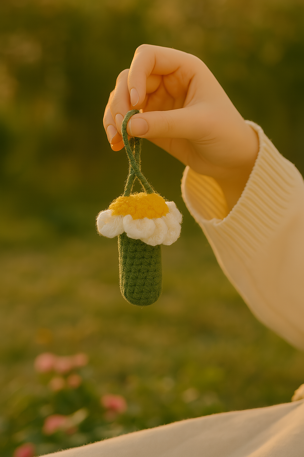 Bloom & Balm: Crocheted Flower Lip Balm Holders