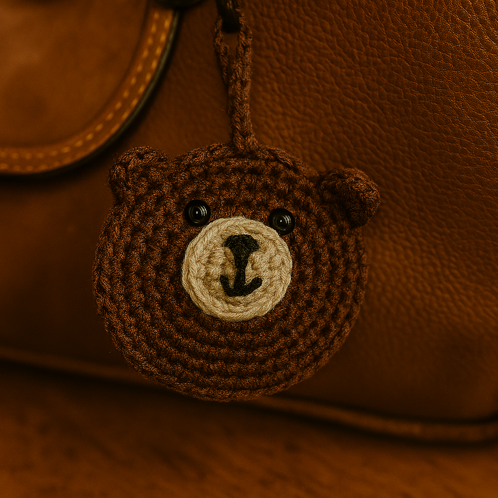Gentle Companions: Turtle & Bear Crocheted Mirror Charms