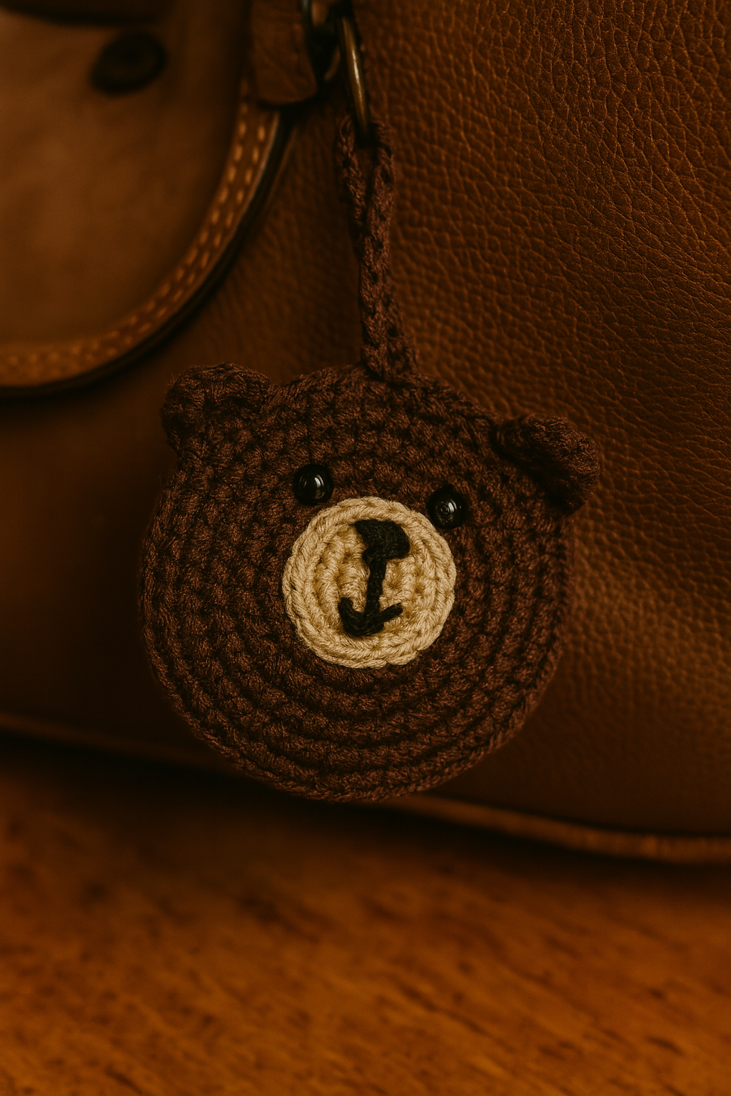 Gentle Companions: Turtle & Bear Crocheted Mirror Charms