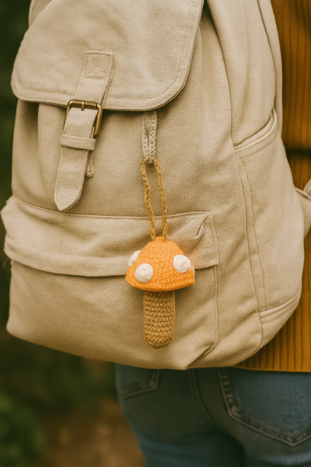 Forest Treats: Crocheted Mushroom Lip Balm Holders